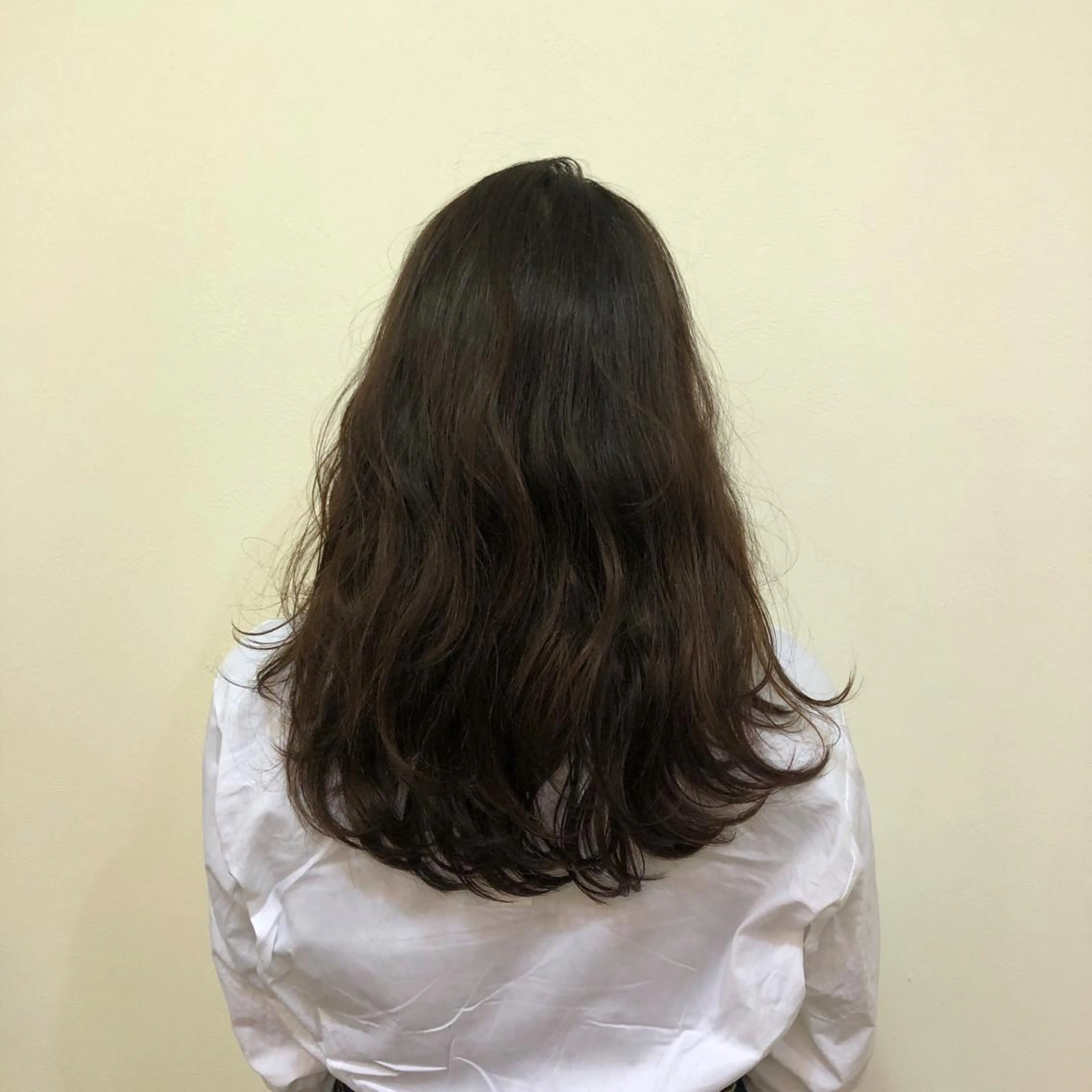 ロング ロング 酸性縮毛矯正🧴韓国 レイヤー/髪質改善のヘアスタイル