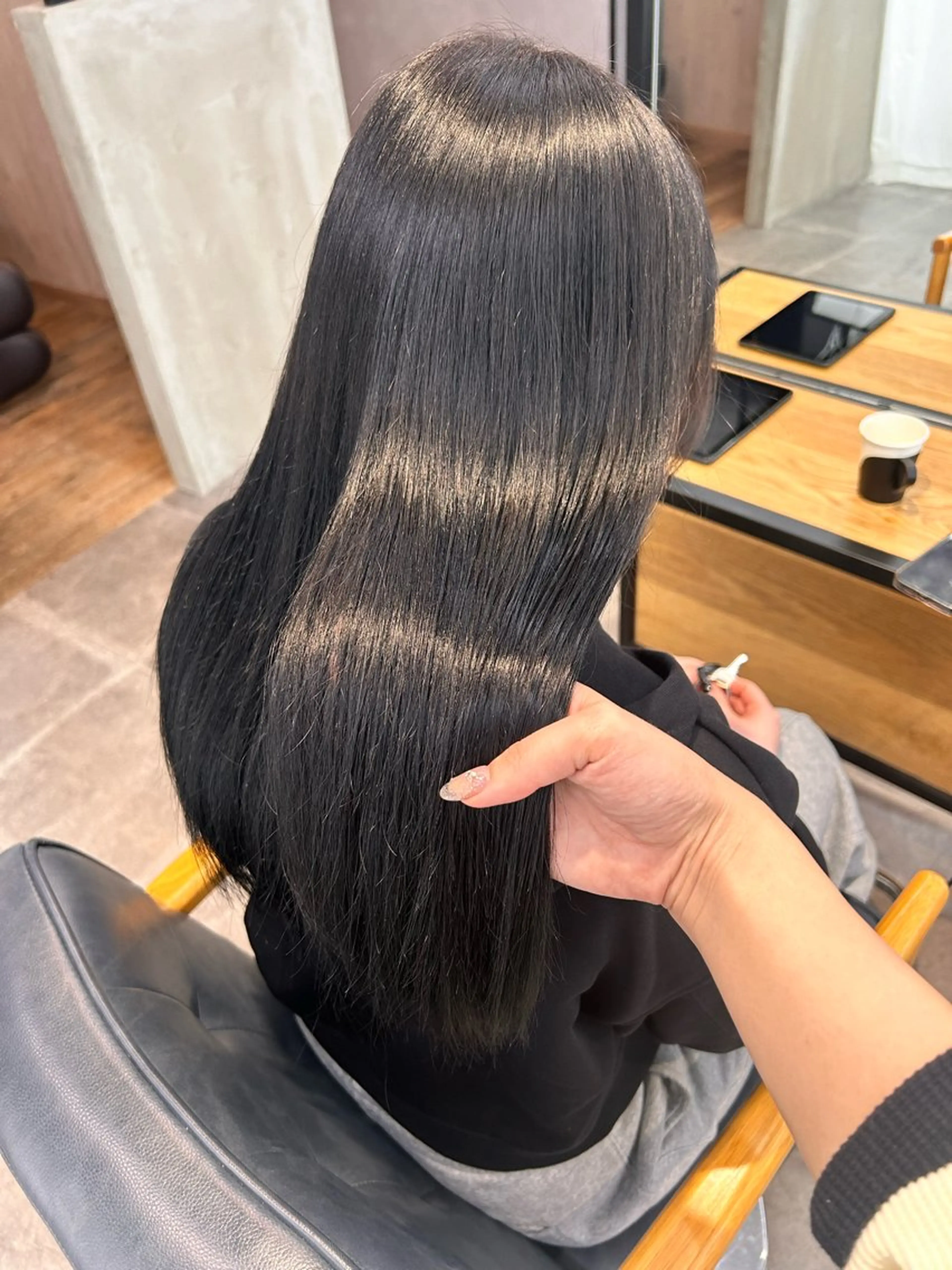 ロング カラー 韓国×髪質改善カラー 💎hinaのヘアスタイル