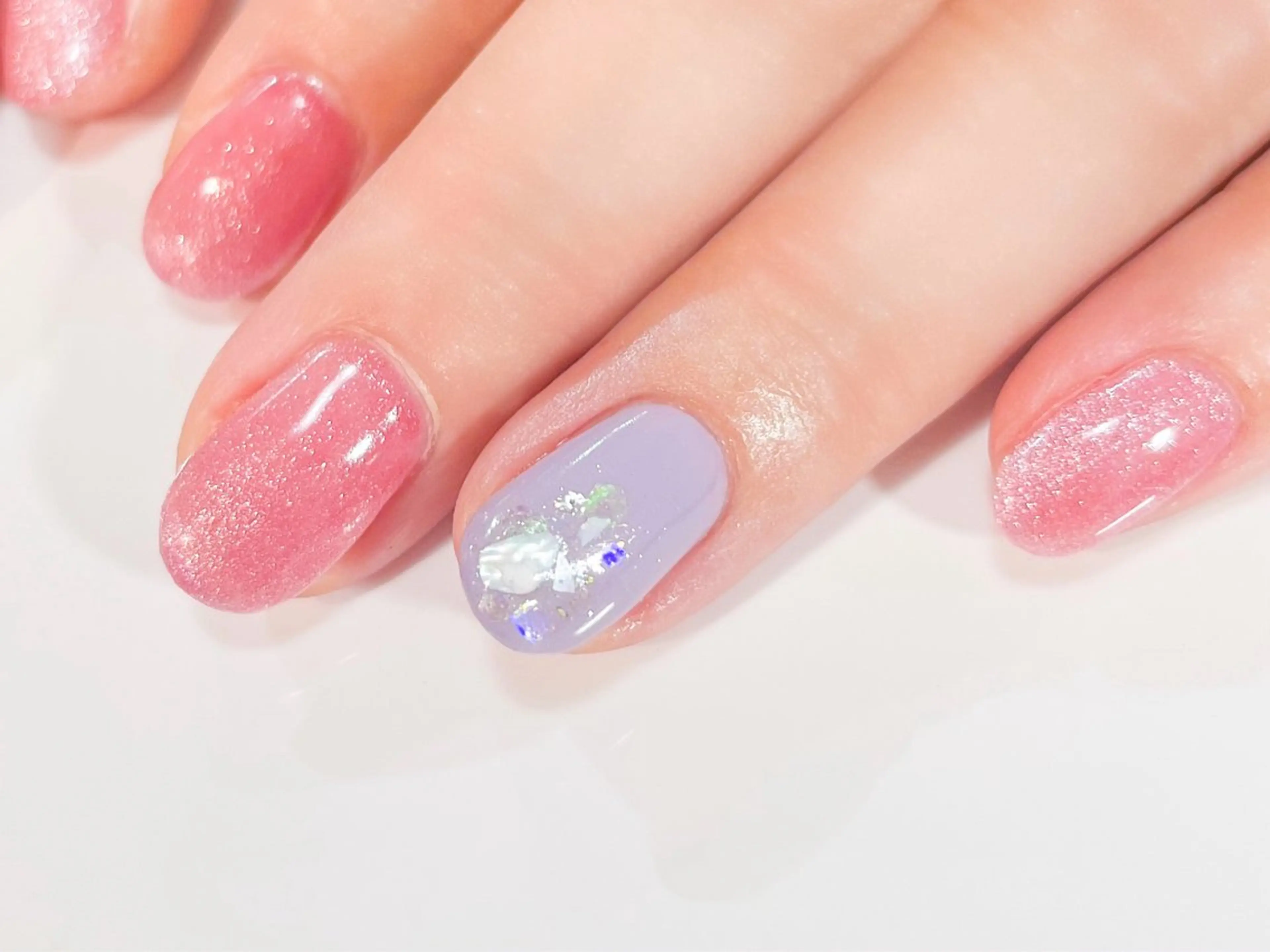 ネイル アートネイル マグネットネイル Lilly nail オーナーMikuのネイルデザイン