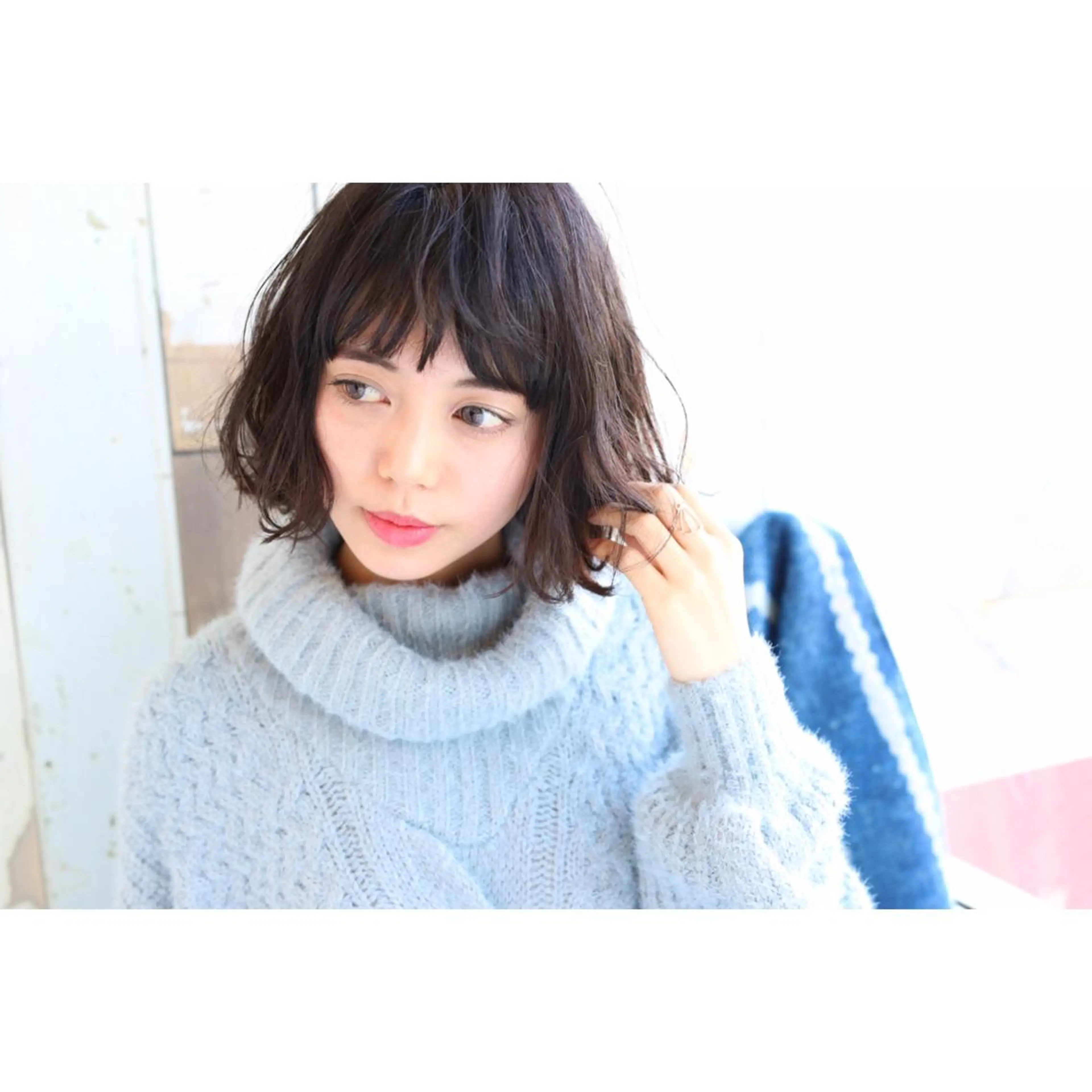 ショート ミディアム カラー パーマ ショート/レイヤー なら石井知希のヘアスタイル