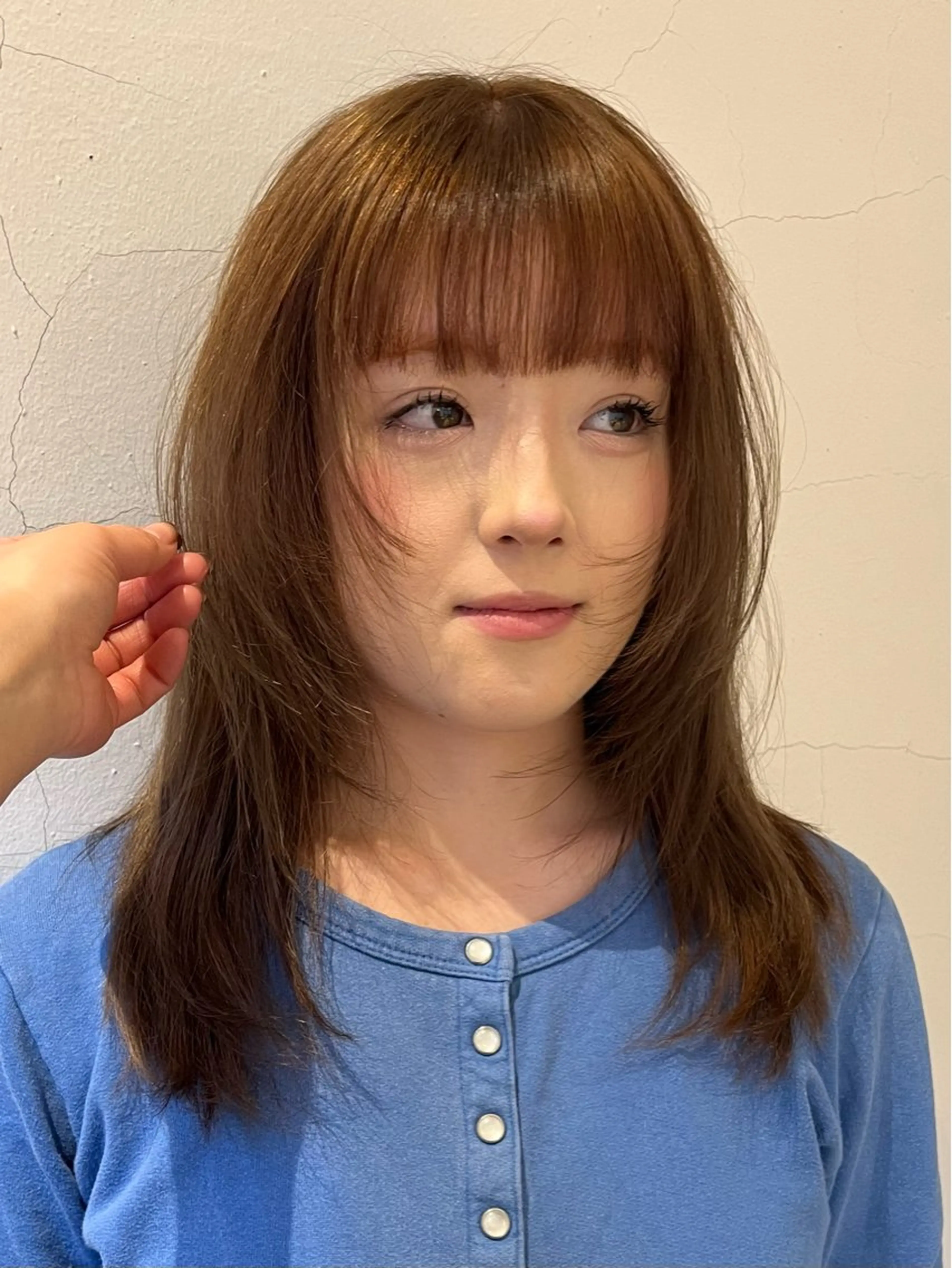 セミロング 似合わせカラー🪩 SAYA 👗のヘアスタイル