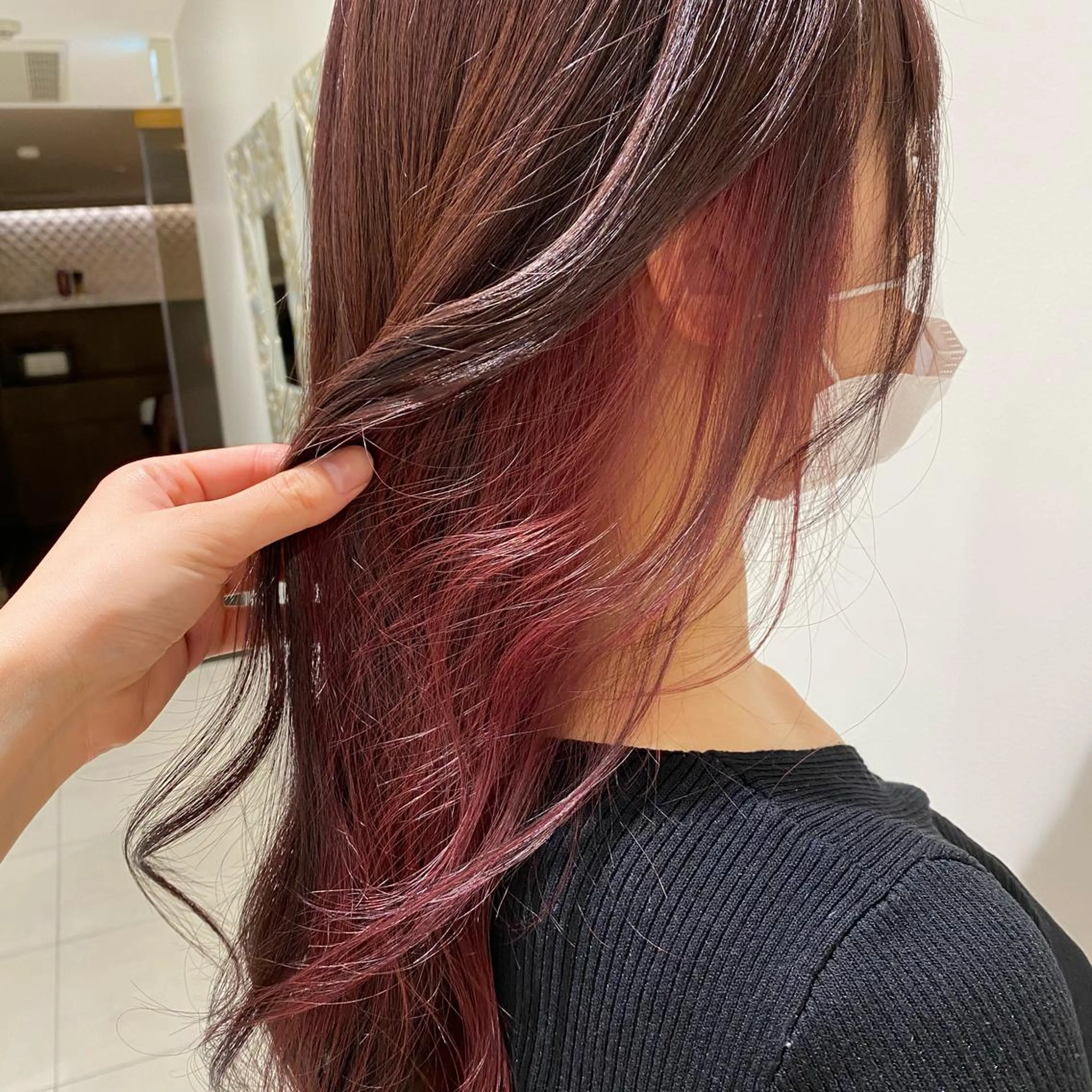 ロング equal銀座 黒田💚のヘアスタイル