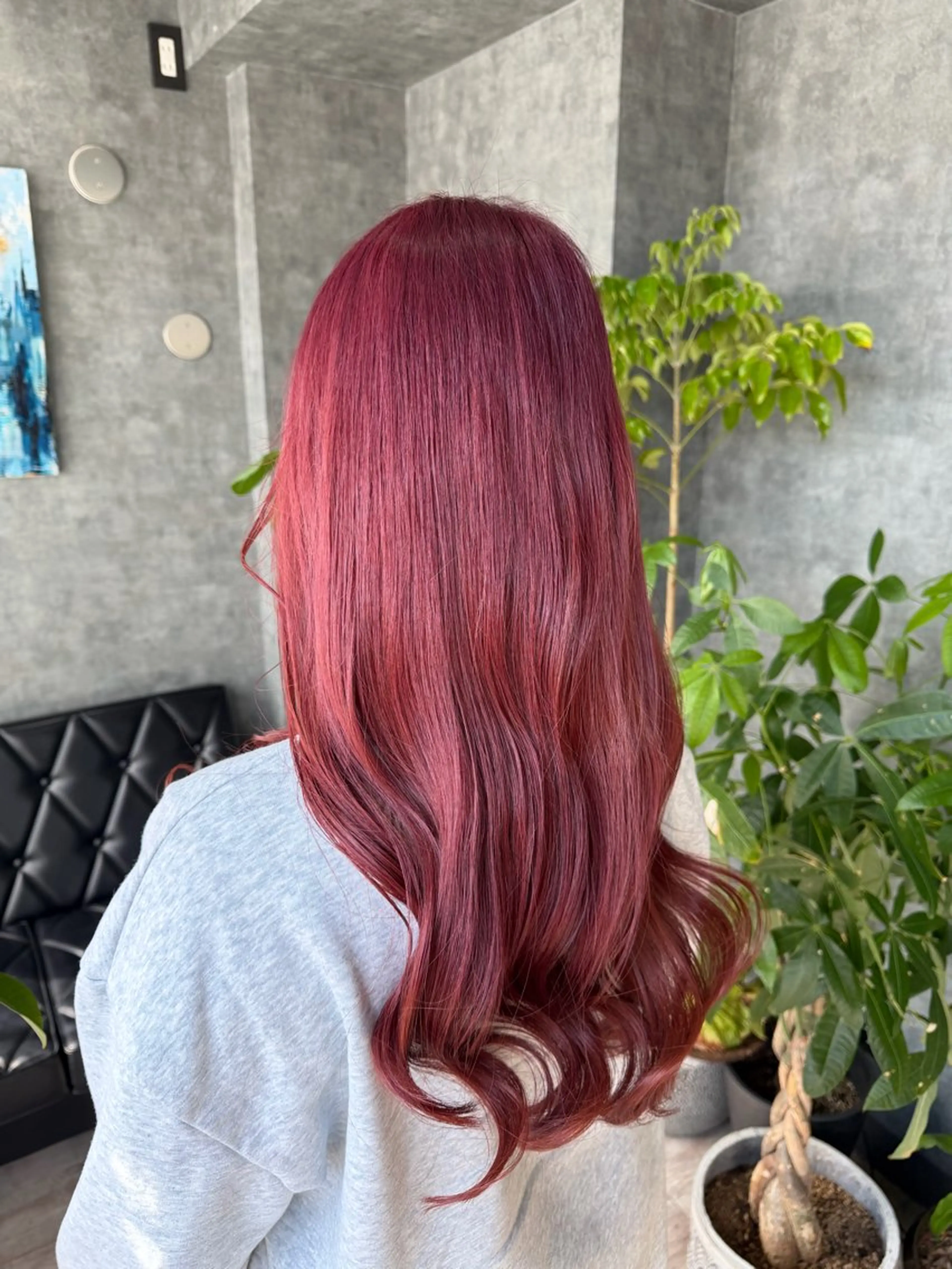 ロング カラー glac 當田のヘアスタイル