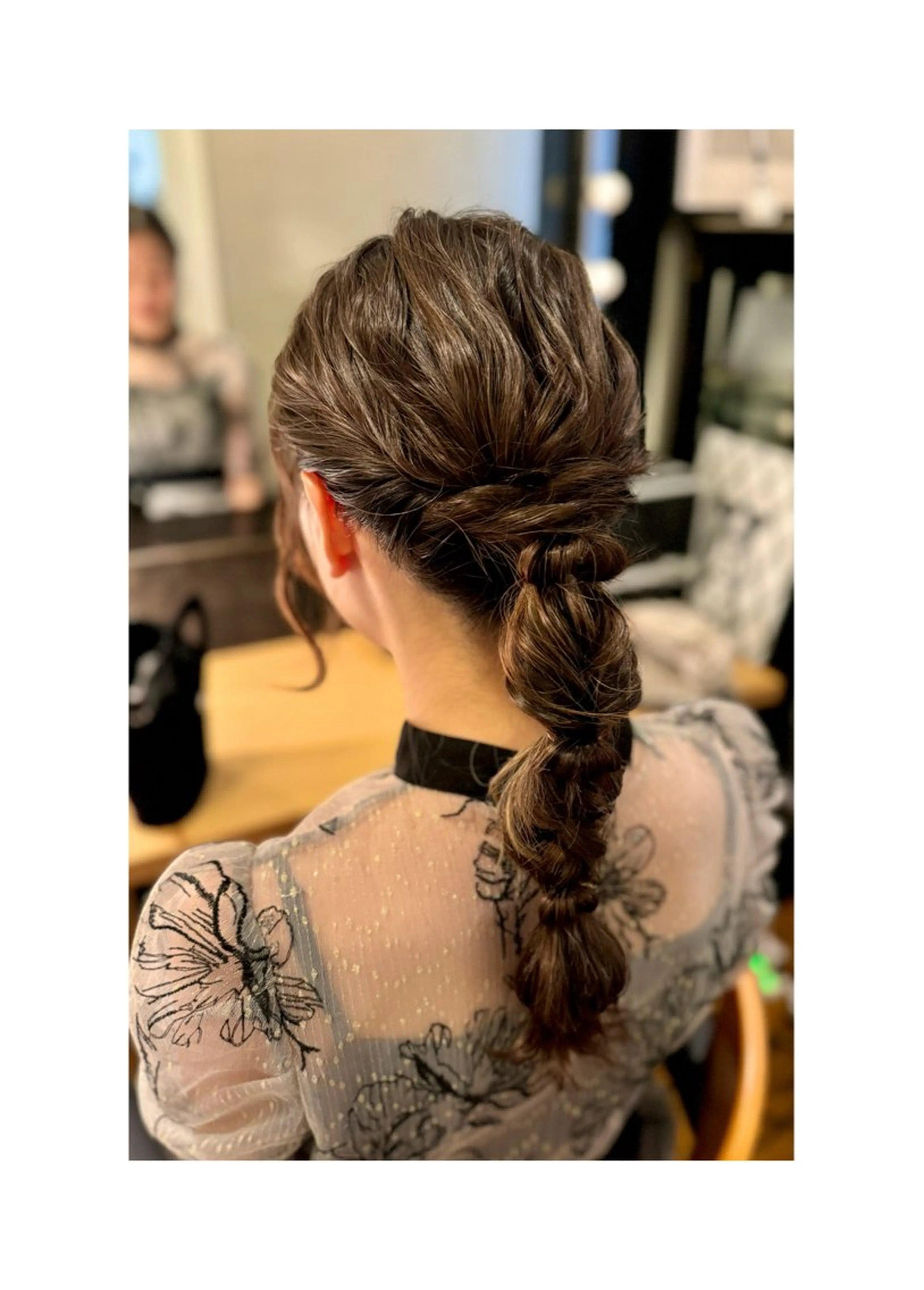 セミロング ヘアセット 札幌円山ヘアメイク/ バーガスのヘアスタイル