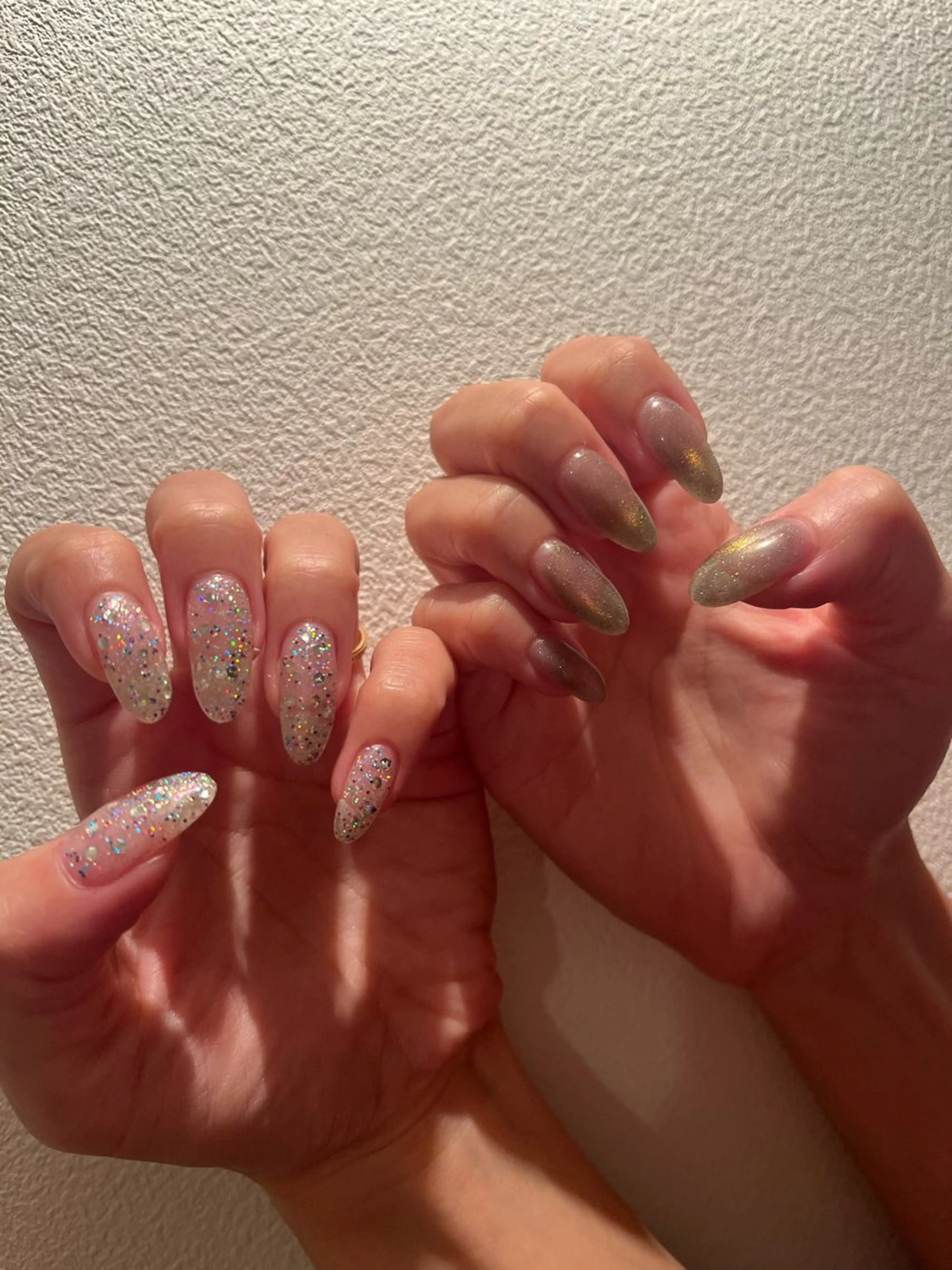 ネイル キラキラネイル K Aのネイルデザイン