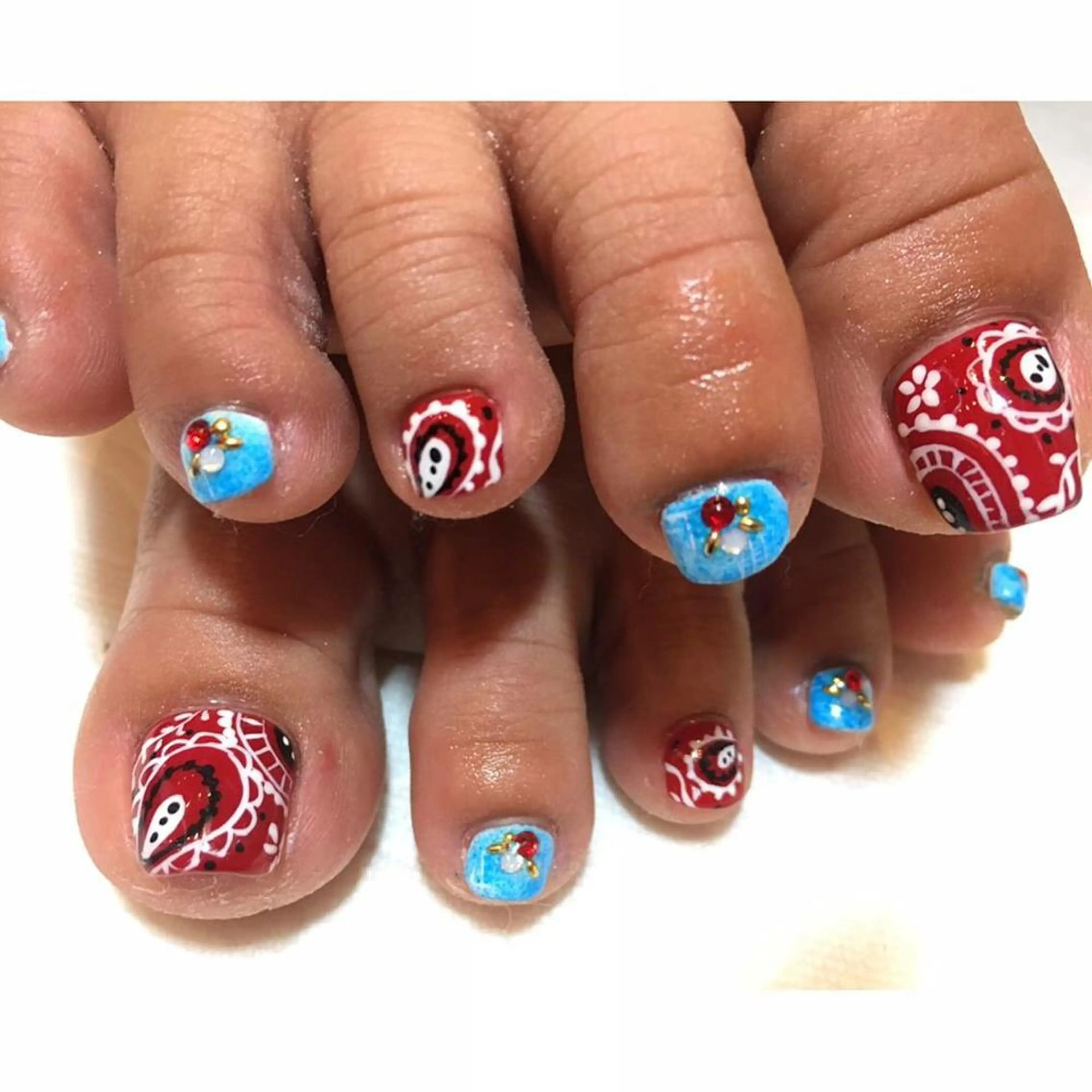 ネイル フットネイル Li'leaNail AINAのネイルデザイン