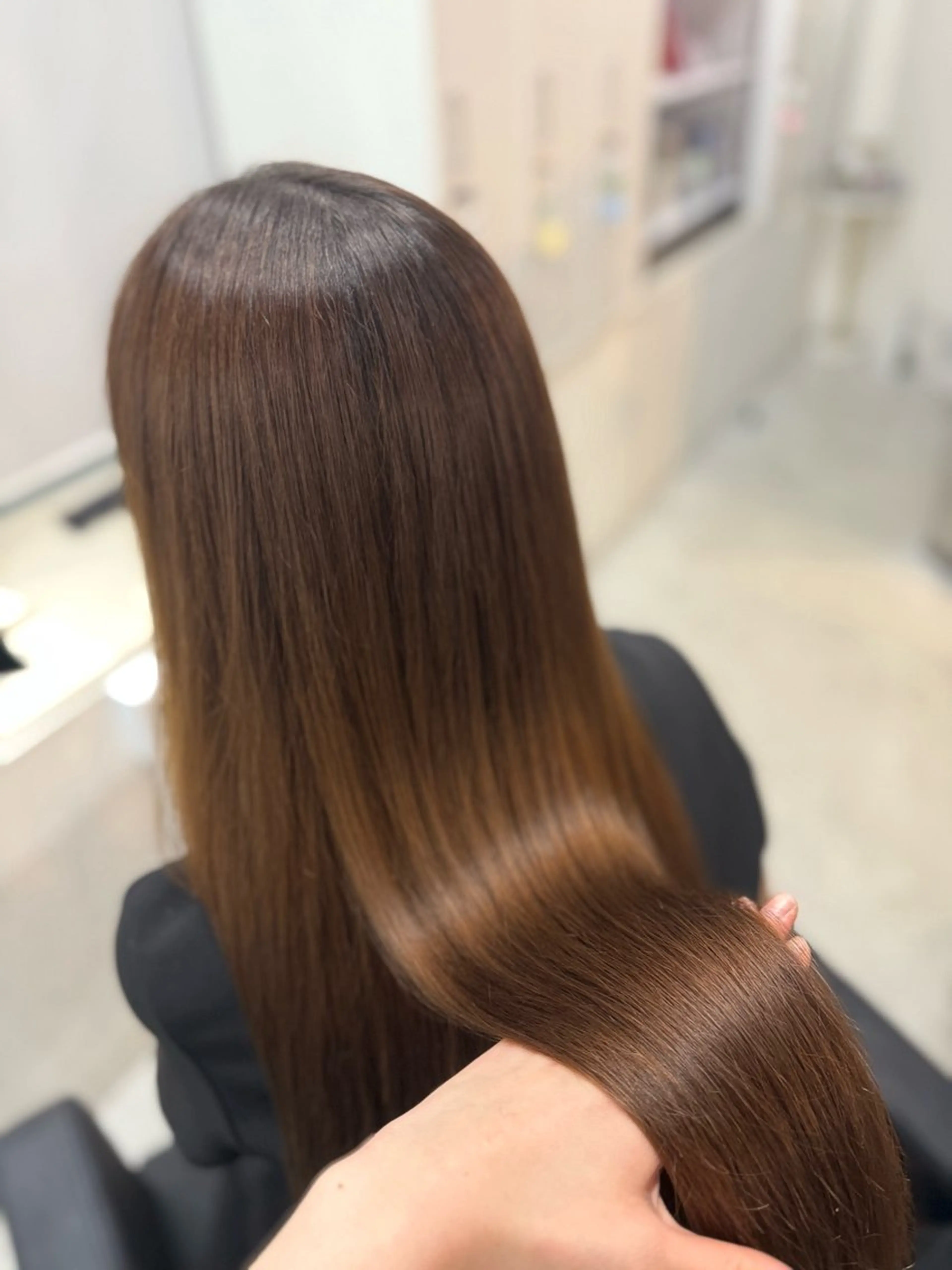 ロング パーマ 縮毛矯正 yurika 🎀のヘアスタイル