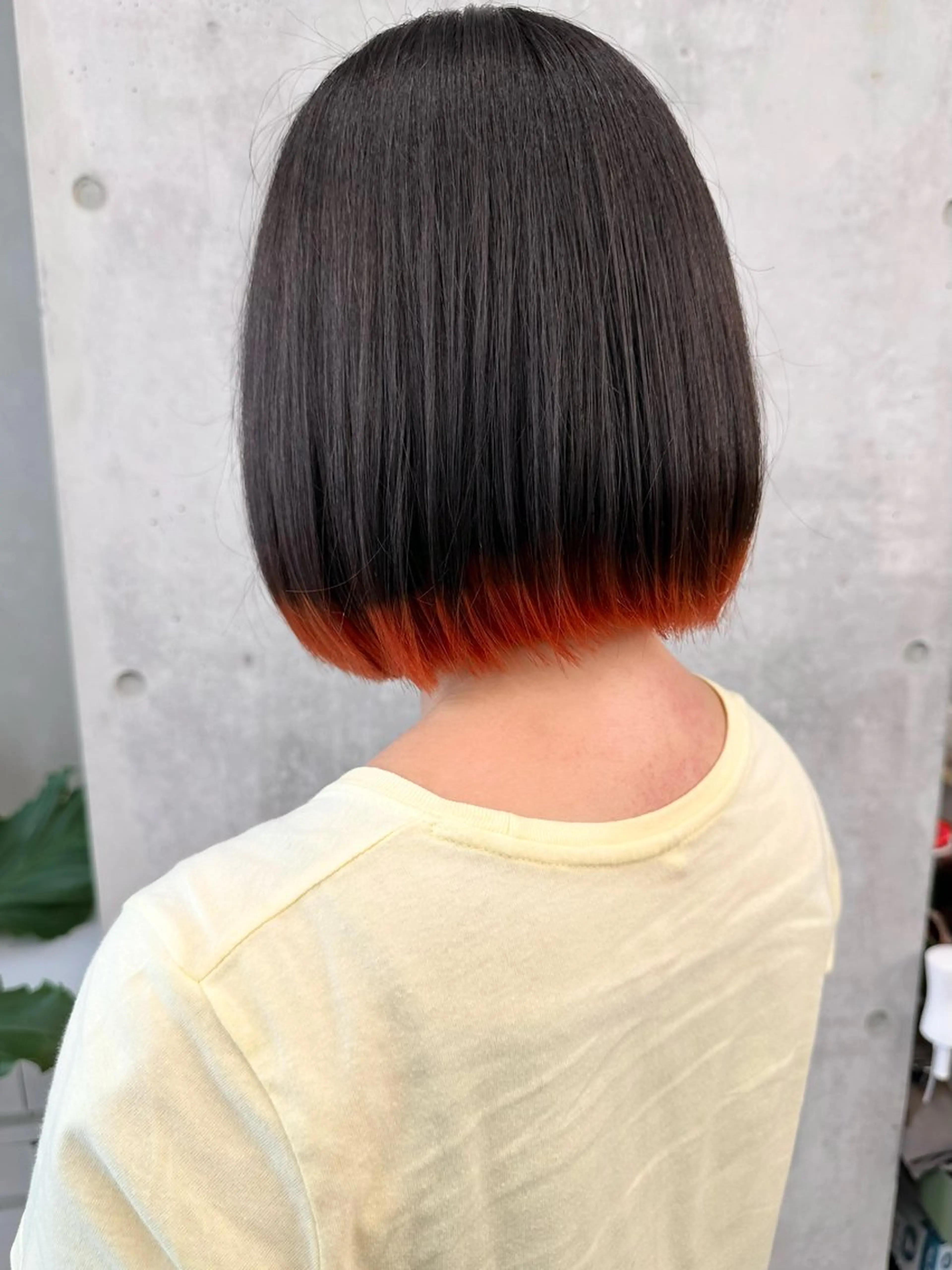 ミディアム カラー カット ヘッドスパ ボブ/ゆるふわ ボブパーマ/とういのヘアスタイル