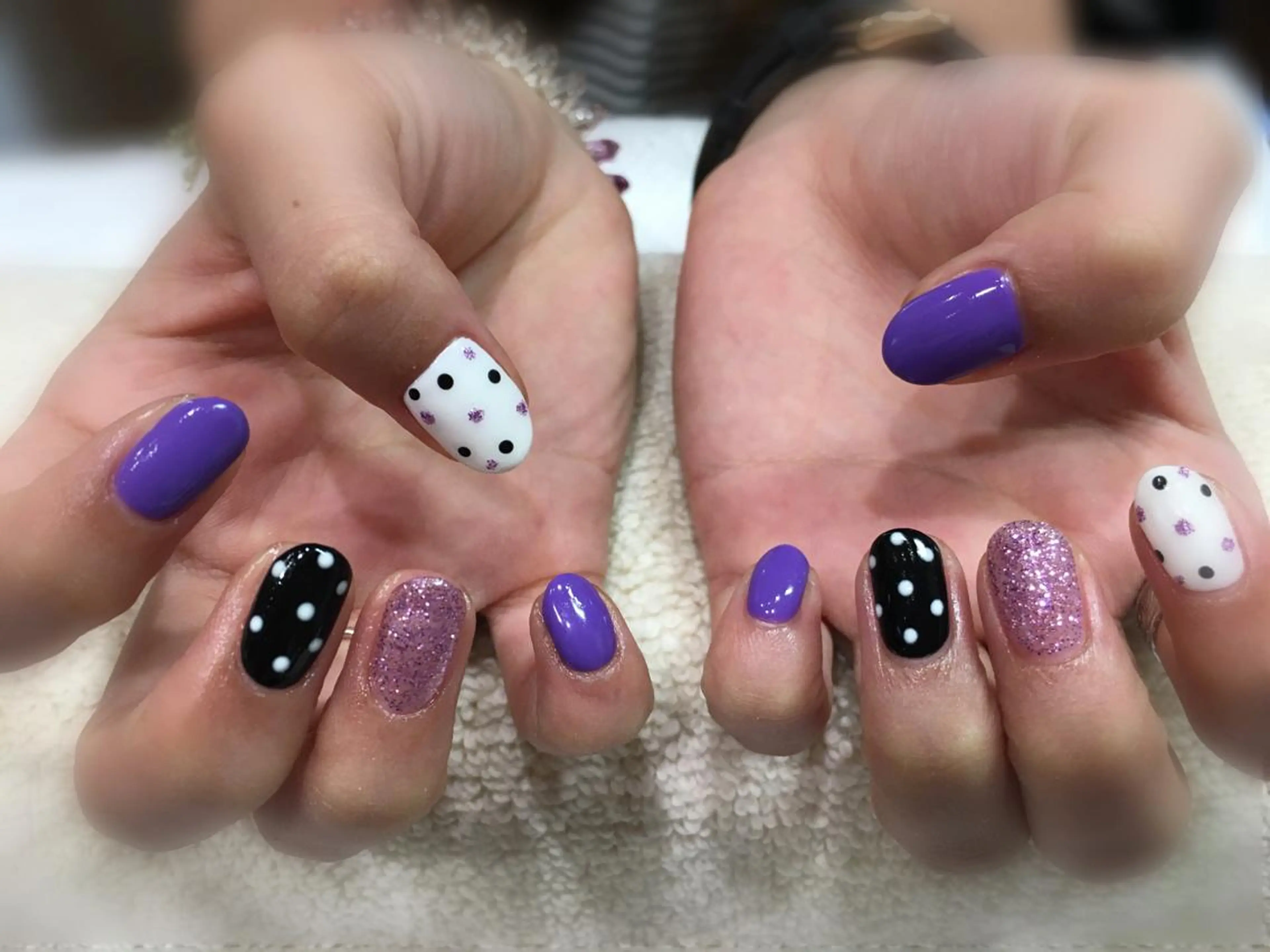 ネイル 持ち込み 下重 舞のネイルデザイン