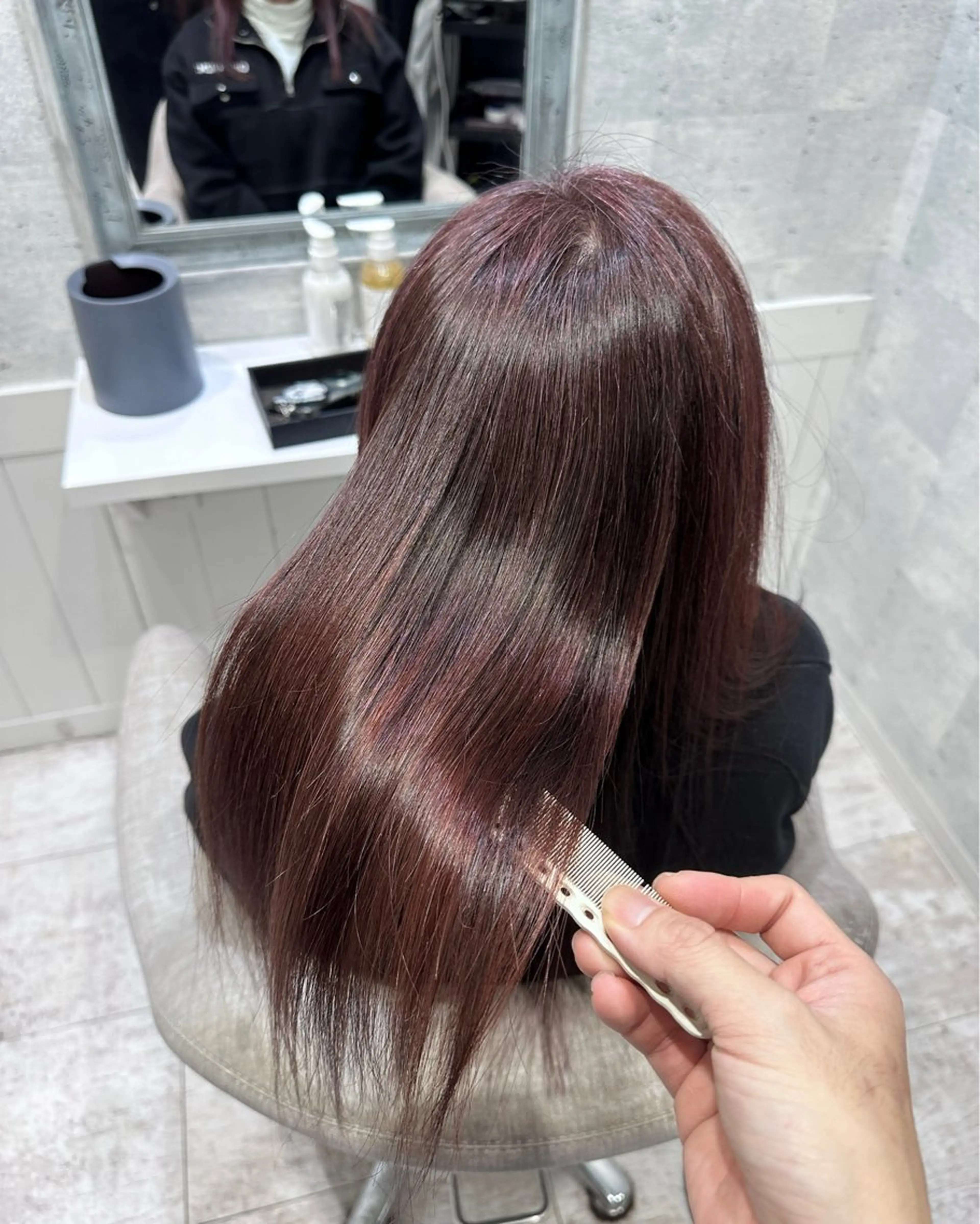 ロング カラー 西山 将太のヘアスタイル