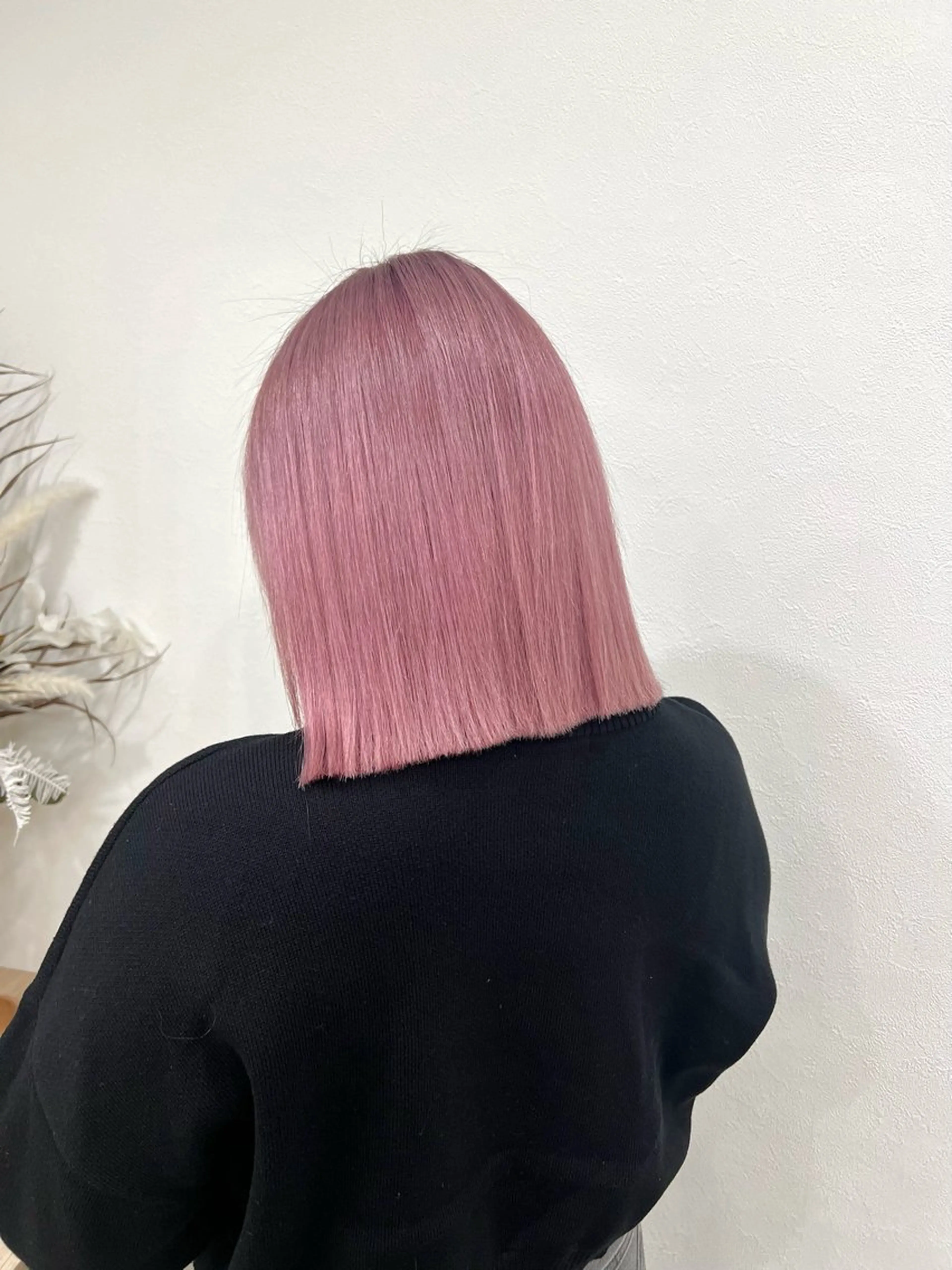 ミディアム カラー ヘアカラー トリートメント TOKI mahoのヘアスタイル