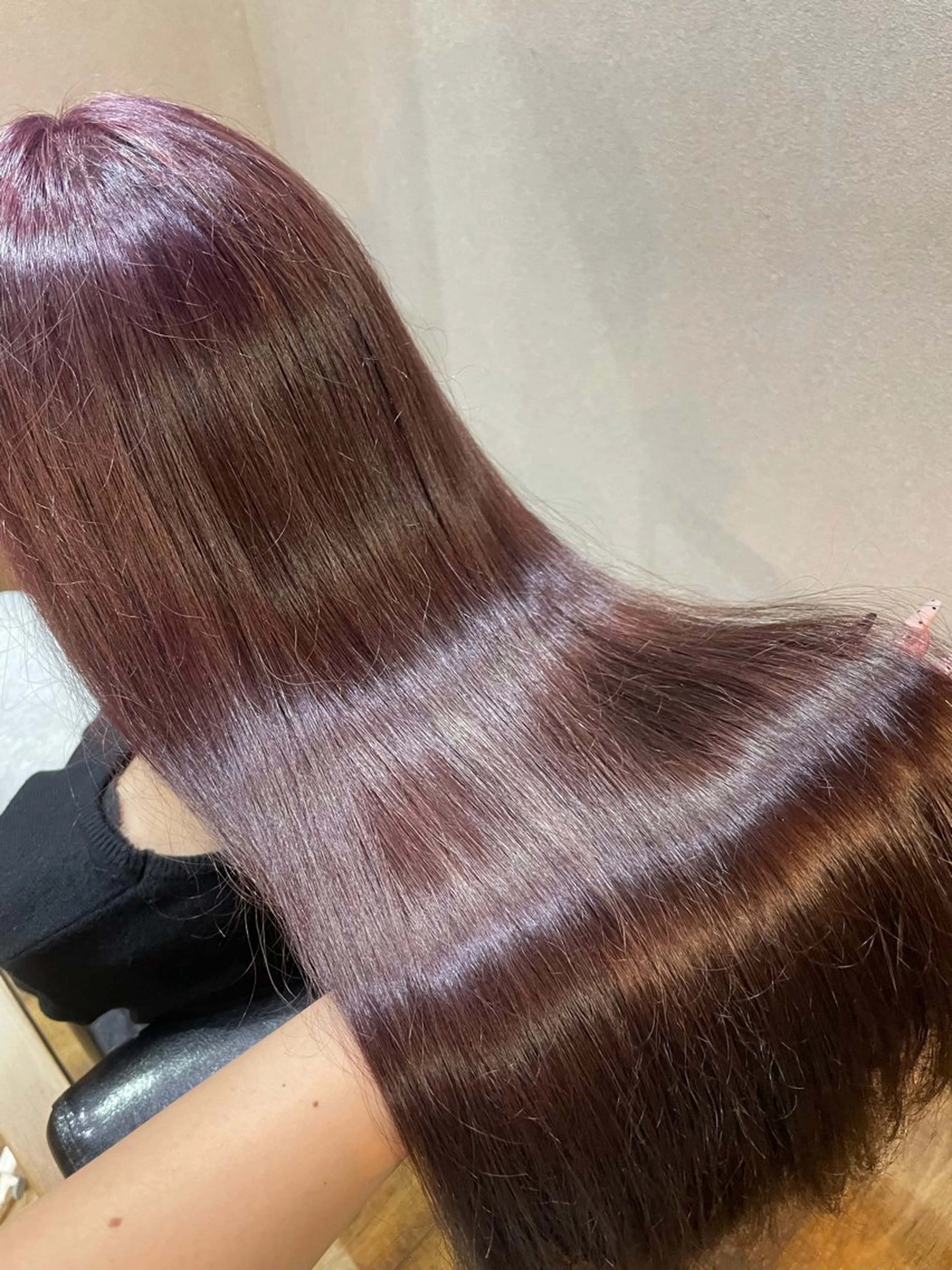 ロング カラー ピンクカラー バイオレットカラー ヘアカラー MIKA💫 艶髪/透明感カラーのヘアスタイル