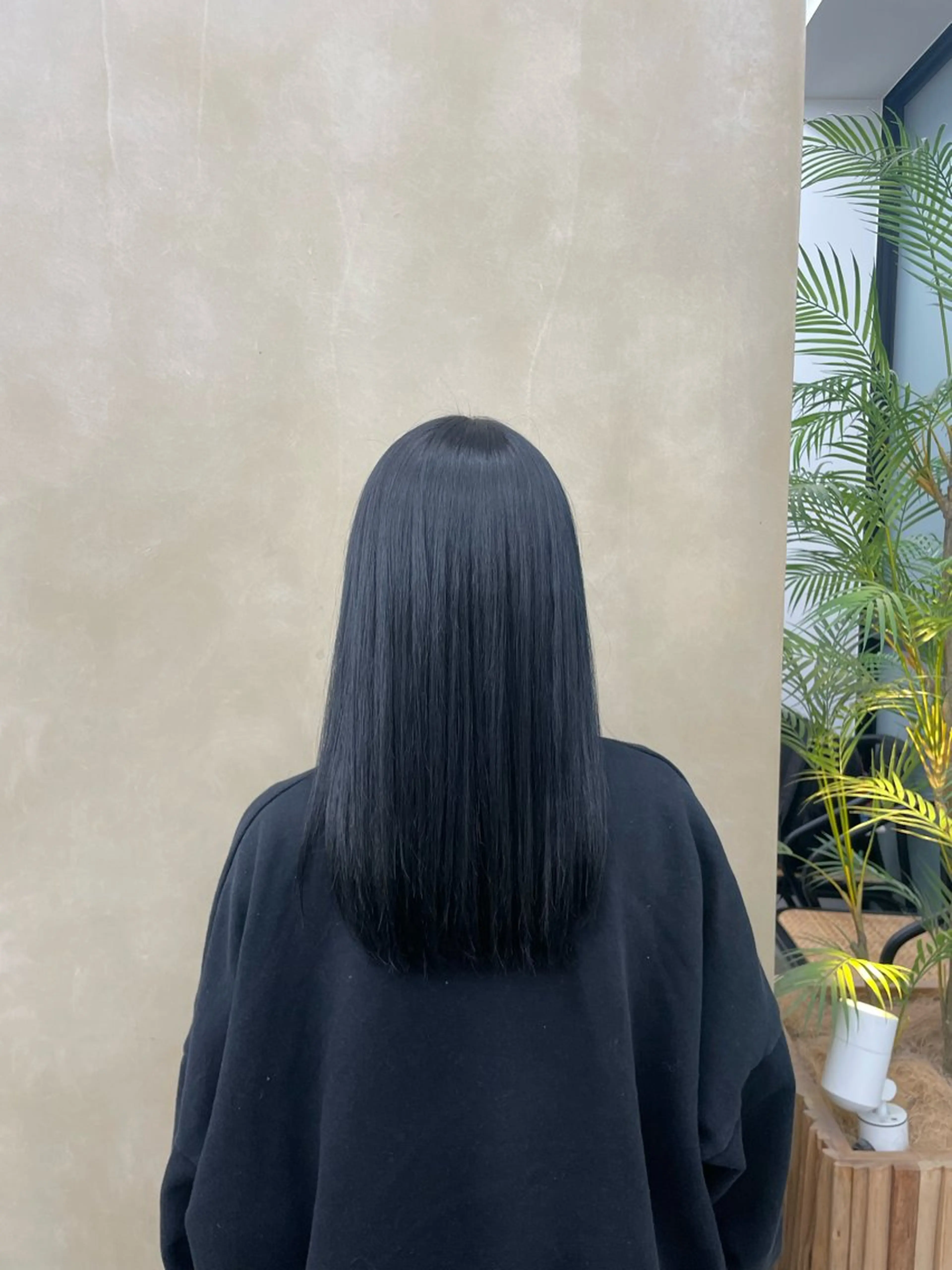 カラー 黒髪 ブリーチ ブルーカラー ブルーブラック 透明感カラー カット ヘアカラー トリートメント 🌟満足度No.1/ 似合わせ/AYA🌟のヘアスタイル