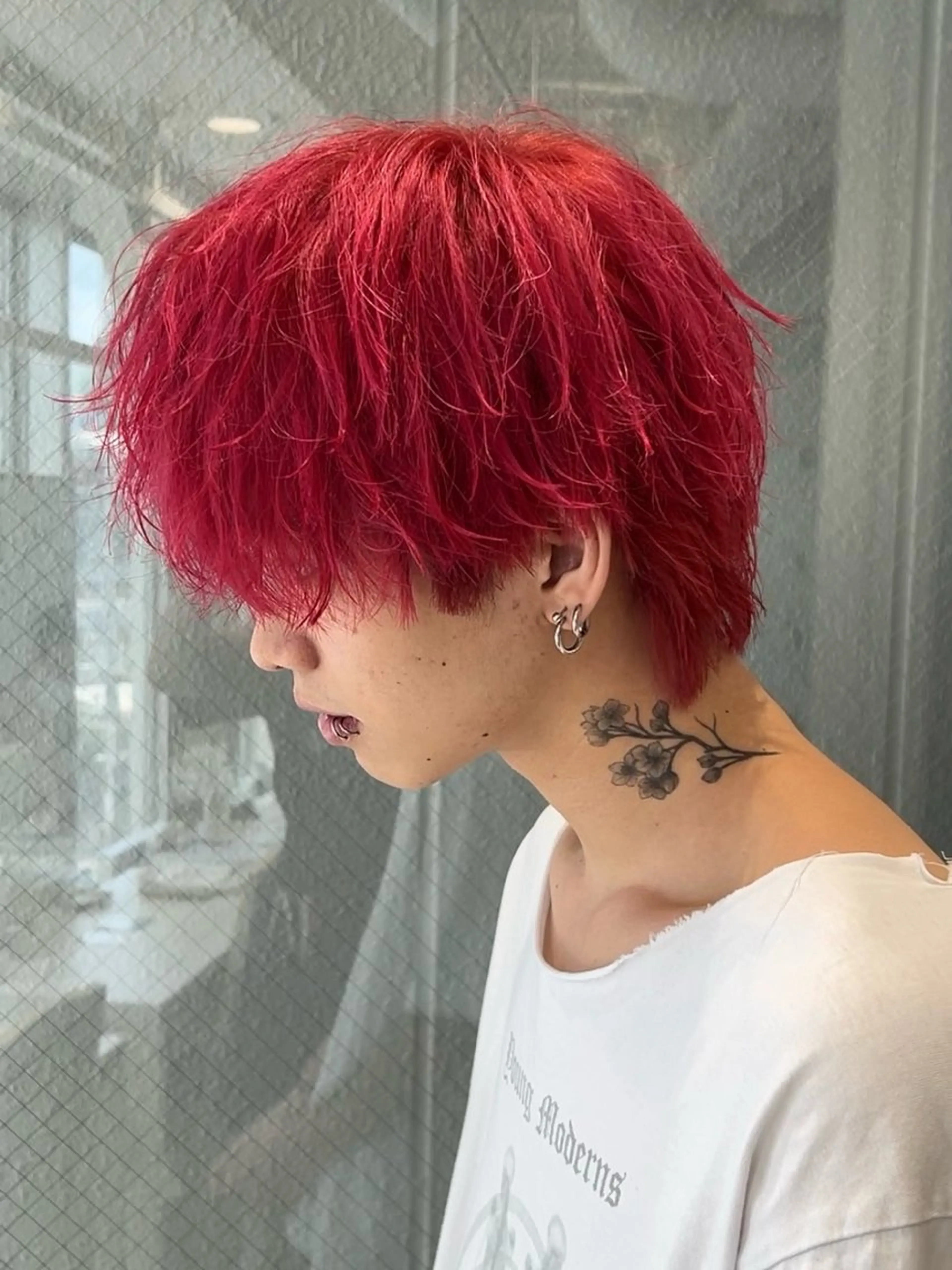 ミディアム カラー メンズ メンズ特化❤️‍🔥 パーマ職人江口佳乃のヘアスタイル