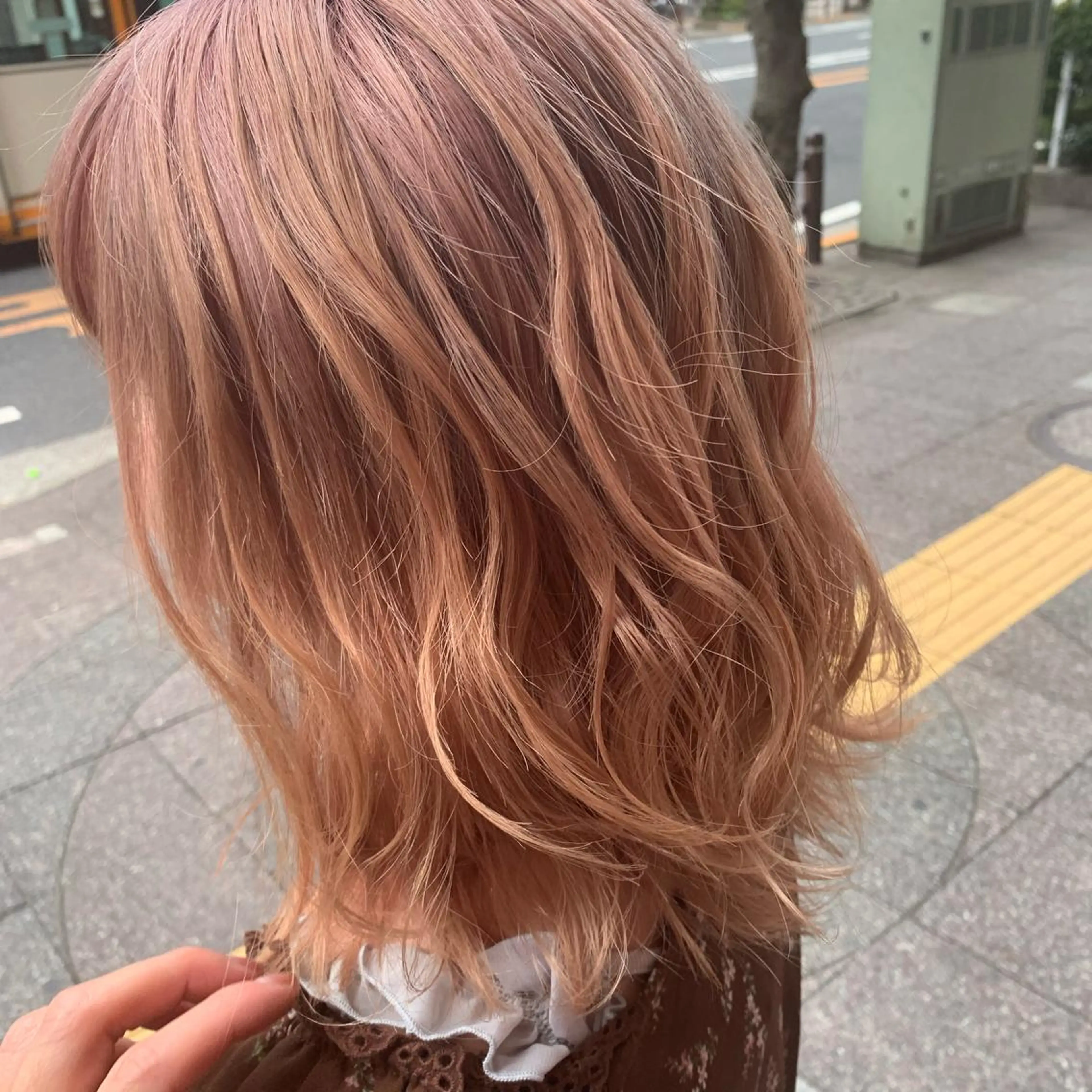 ミディアム カラー パーマ 🟤TAP🟤 木曳野　金沢店のヘアスタイル