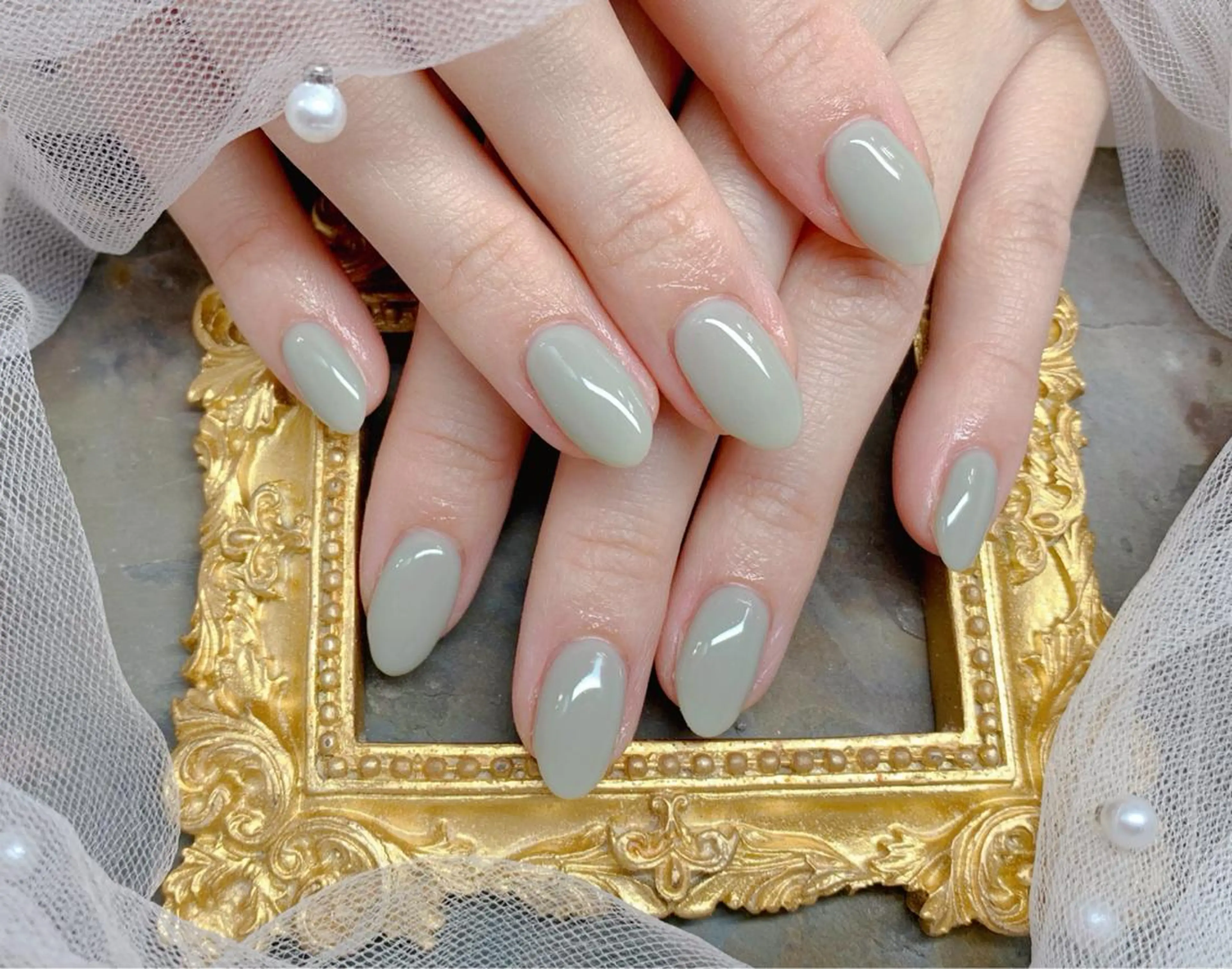 ネイル ハンドネイル マジック ミラーのネイルデザイン