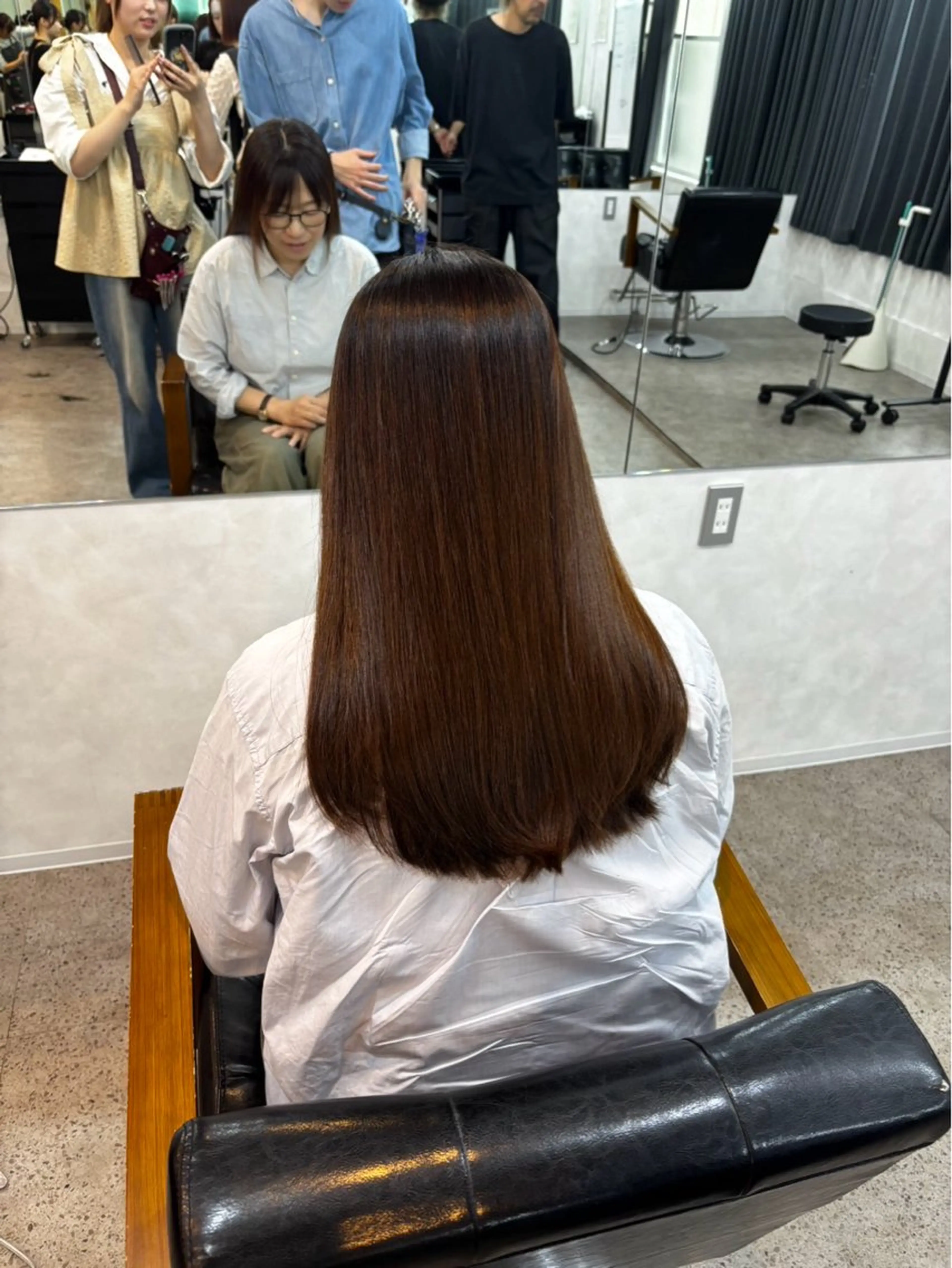 【透明女子人気💖】髪質改善ダブルカラートリートメント[ブリーチ1回＋カラー]✨️✨️の写真