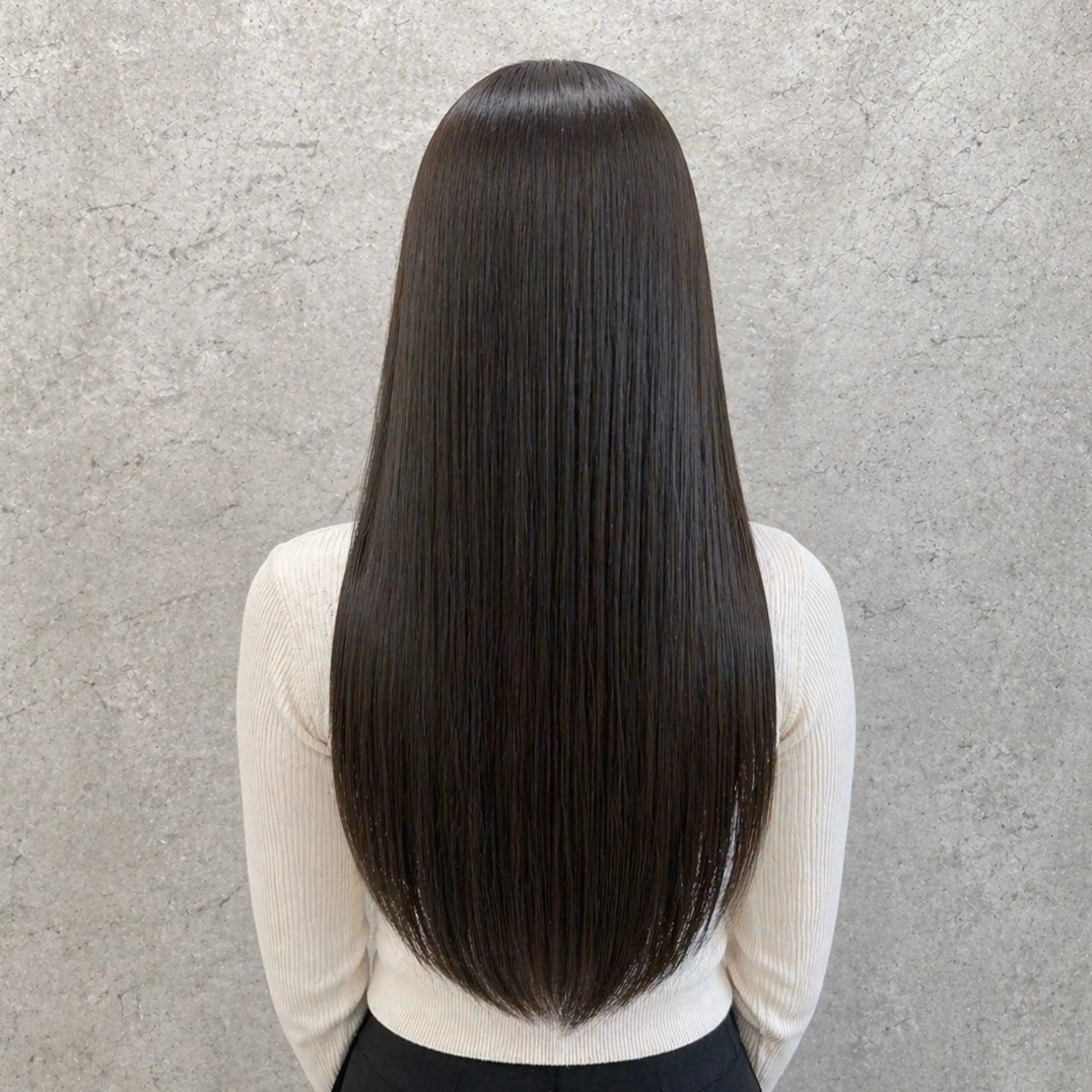 ロング 縮毛矯正 トリートメント 小島 咲音/艶カラー /レイヤー/縮毛矯正のヘアスタイル