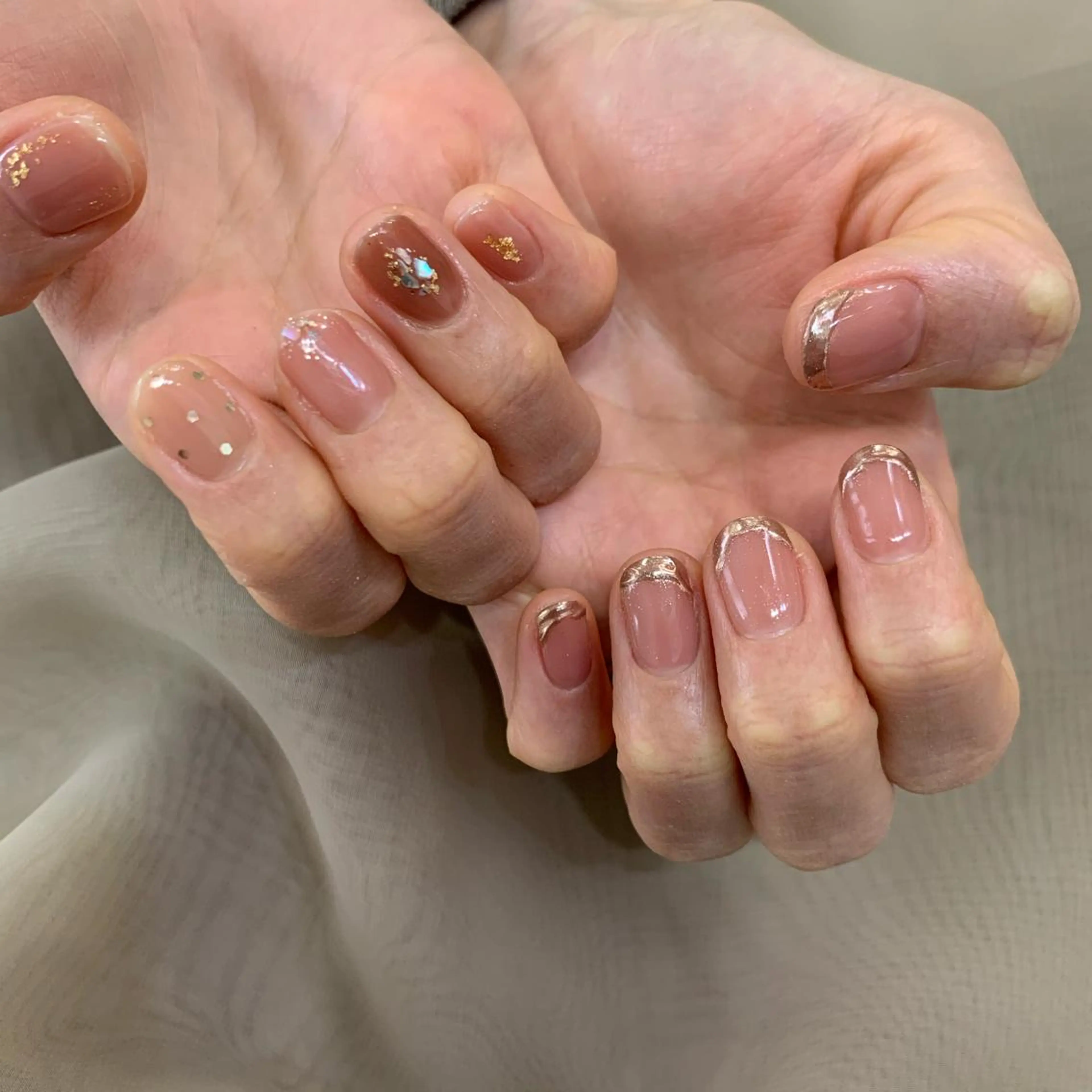 ネイル ハンドネイル 新宿ニュアンスネイル makotoのネイルデザイン