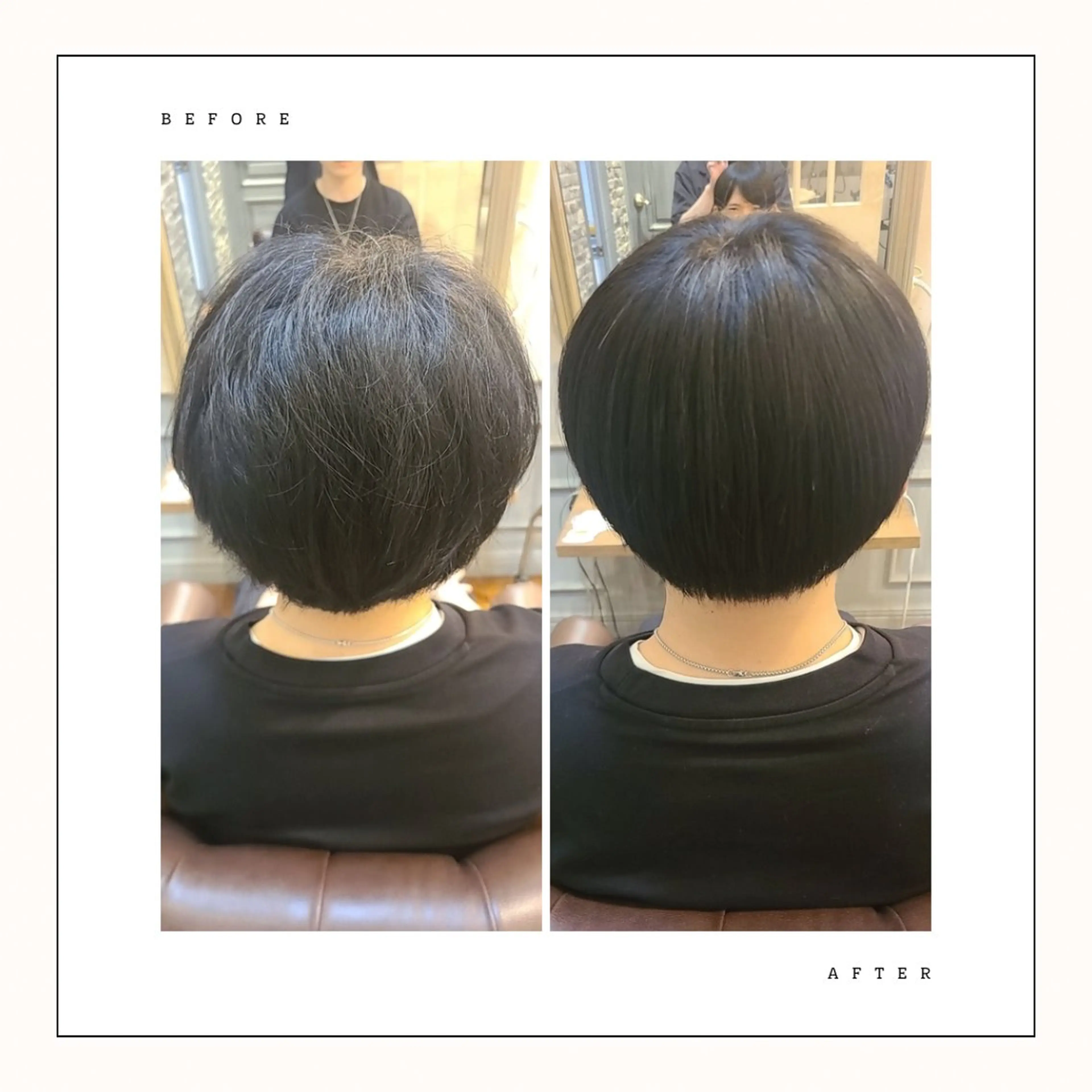 メンズ縮毛矯正＋トリートメントの写真