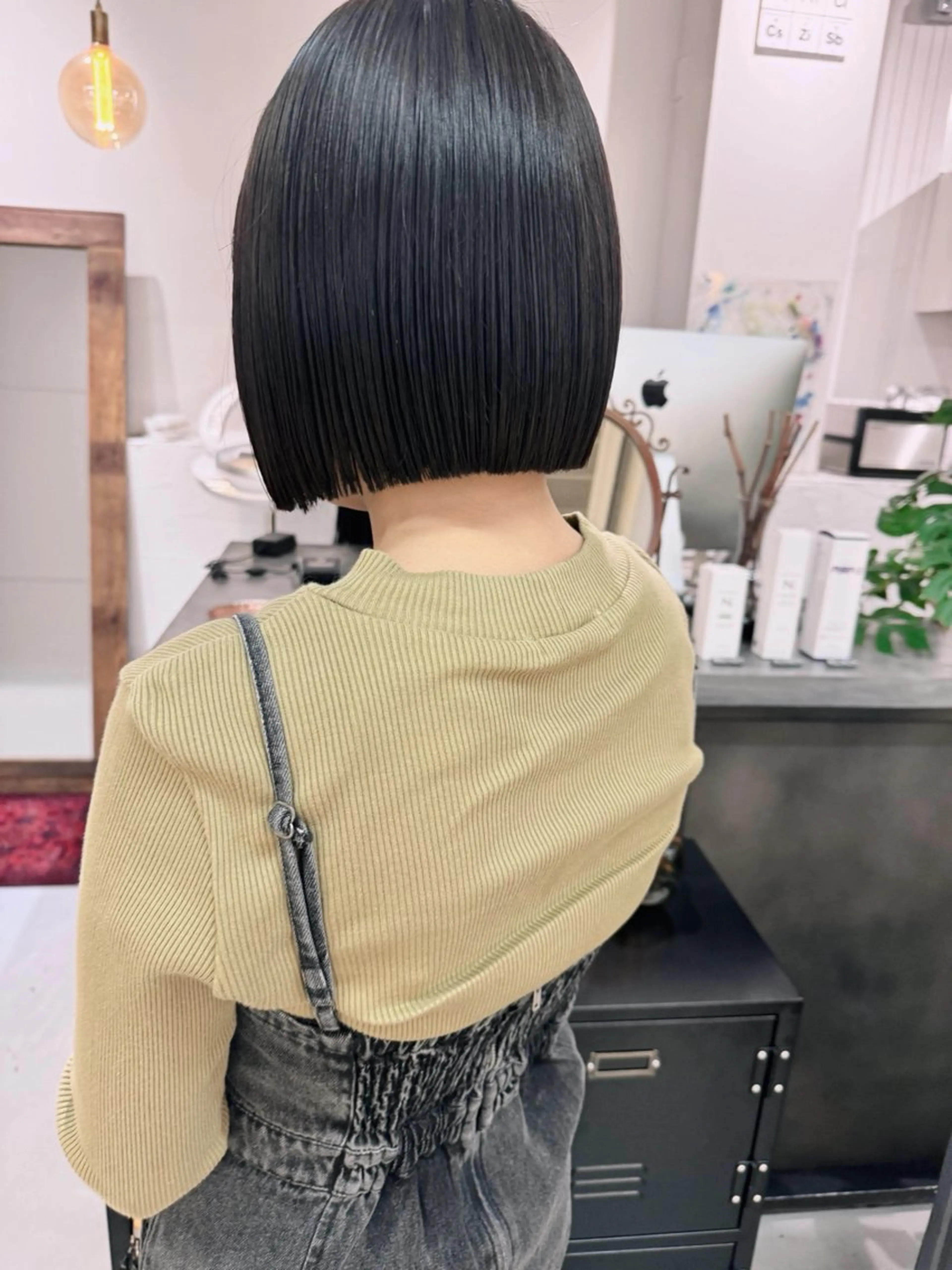 ショート 縮毛矯正 ooitヨシダ ミナミのヘアスタイル