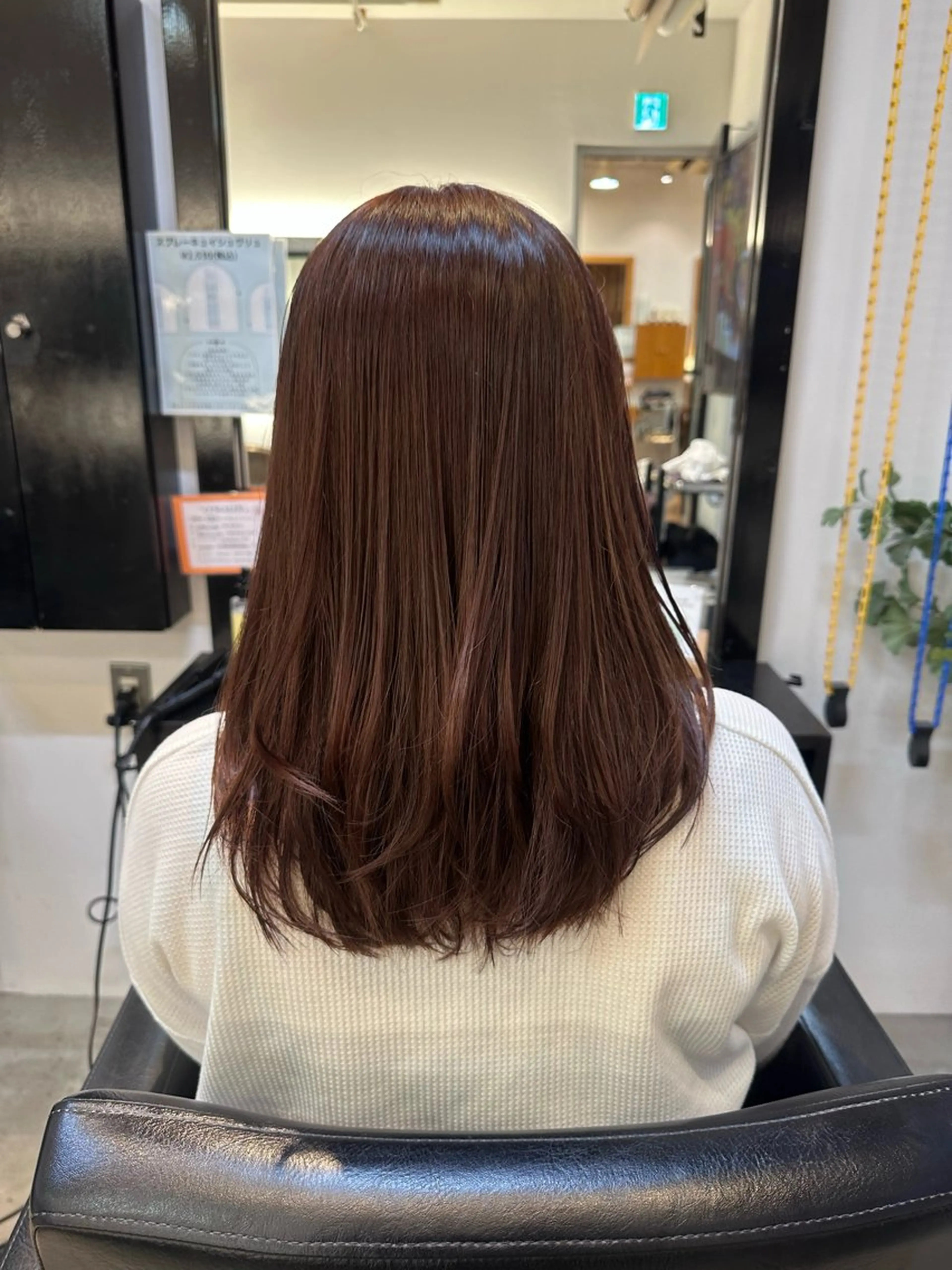 ロング カラー ダブルカラー ピンクカラー レイヤーカット Flor 上大岡 🌱山本一葉🌱のヘアスタイル