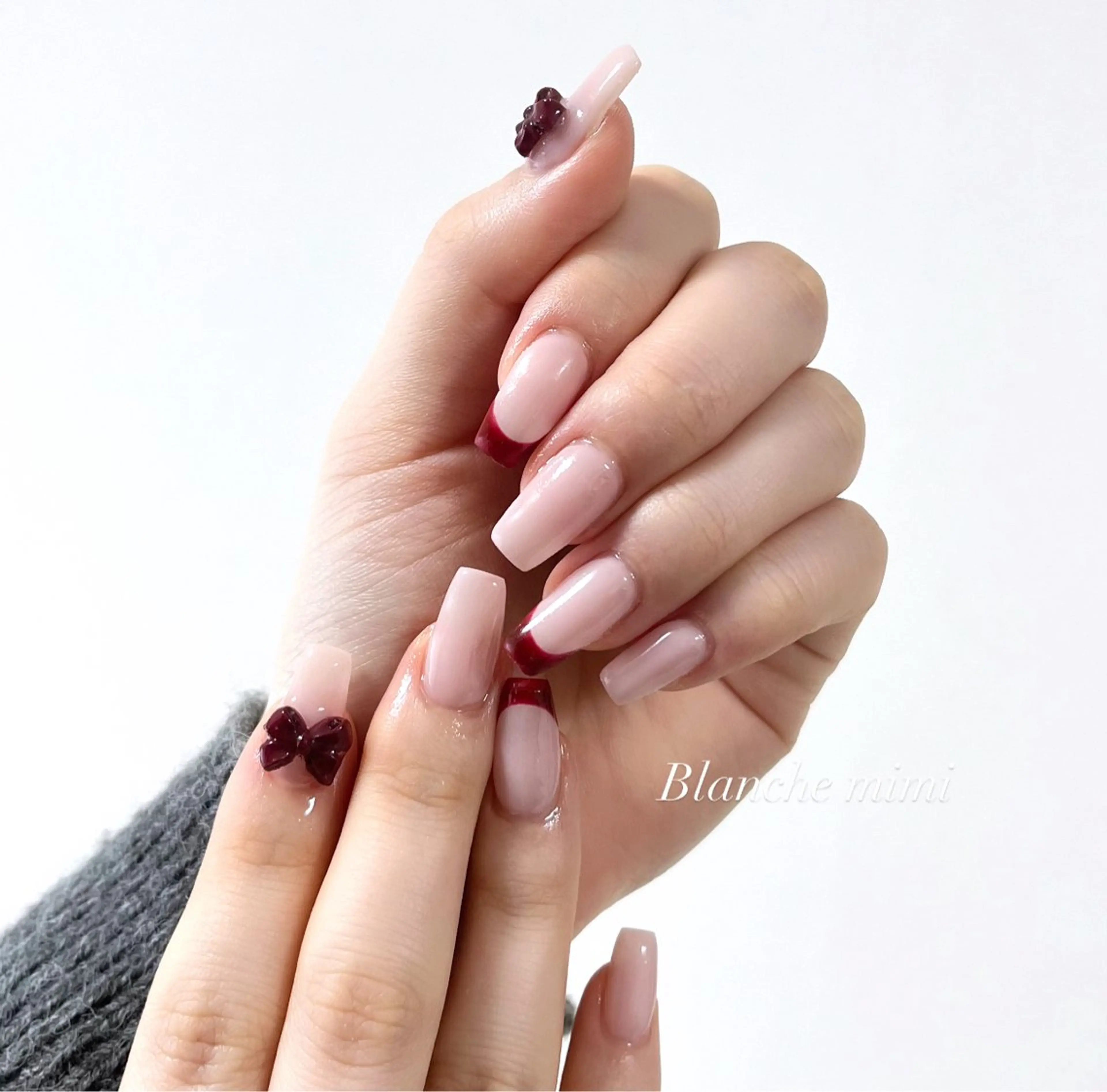 ネイル ハンドネイル Blanche mimi.u_aのネイルデザイン