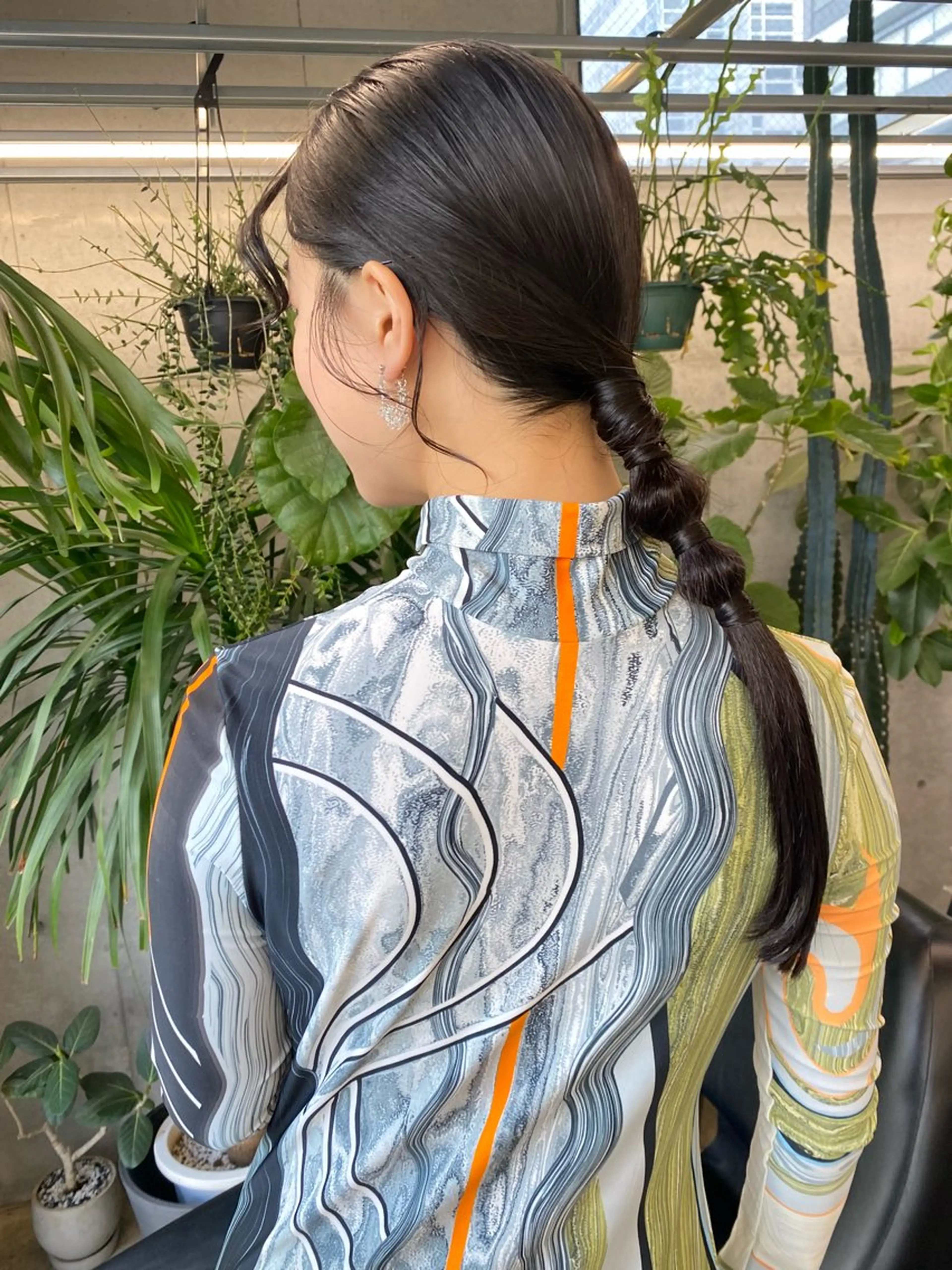 ミディアム カラー ヘアアレンジ カット トリートメント 似合わせカット レイヤー/ボブのヘアスタイル