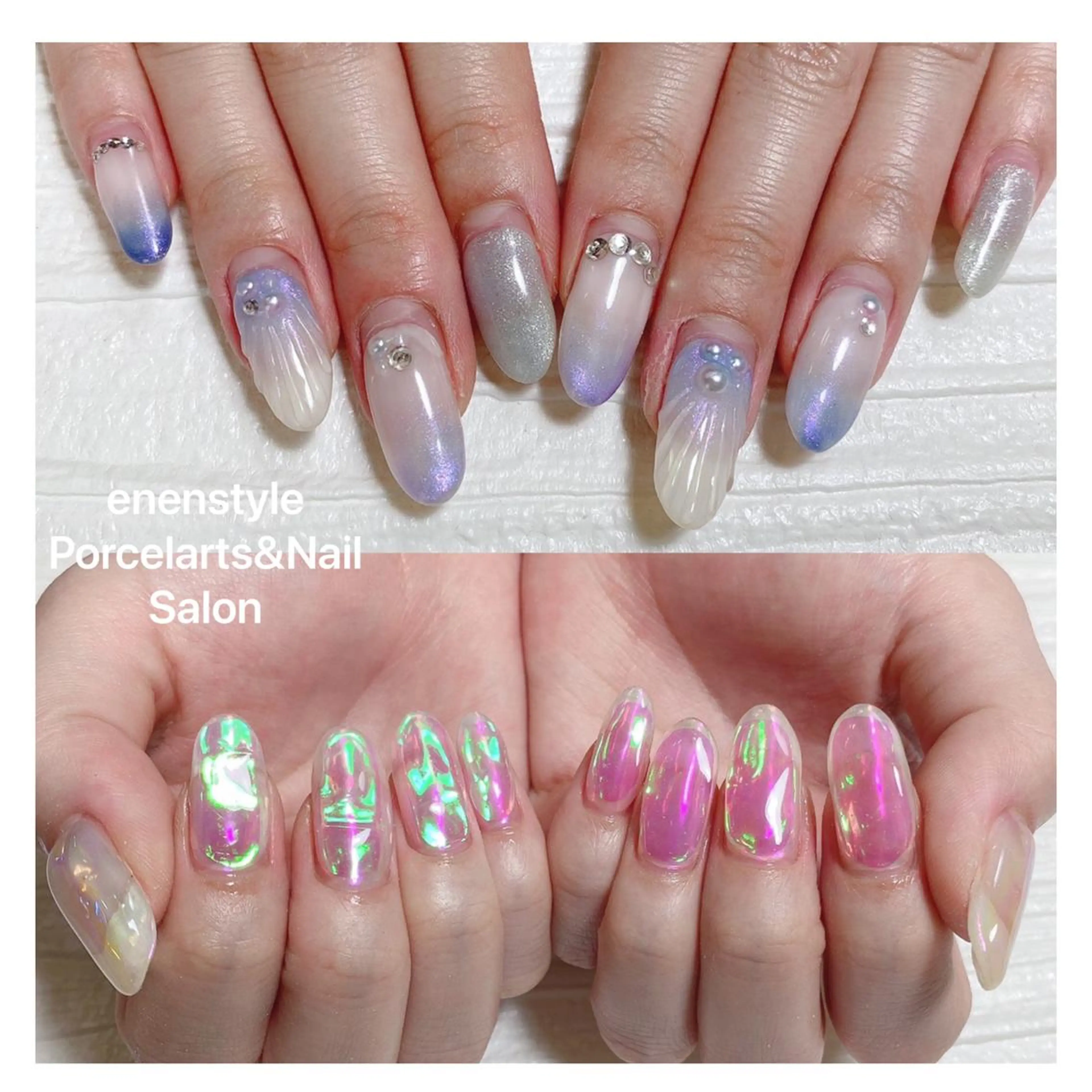 ミディアム ネイル 👑enen style👑のネイルデザイン