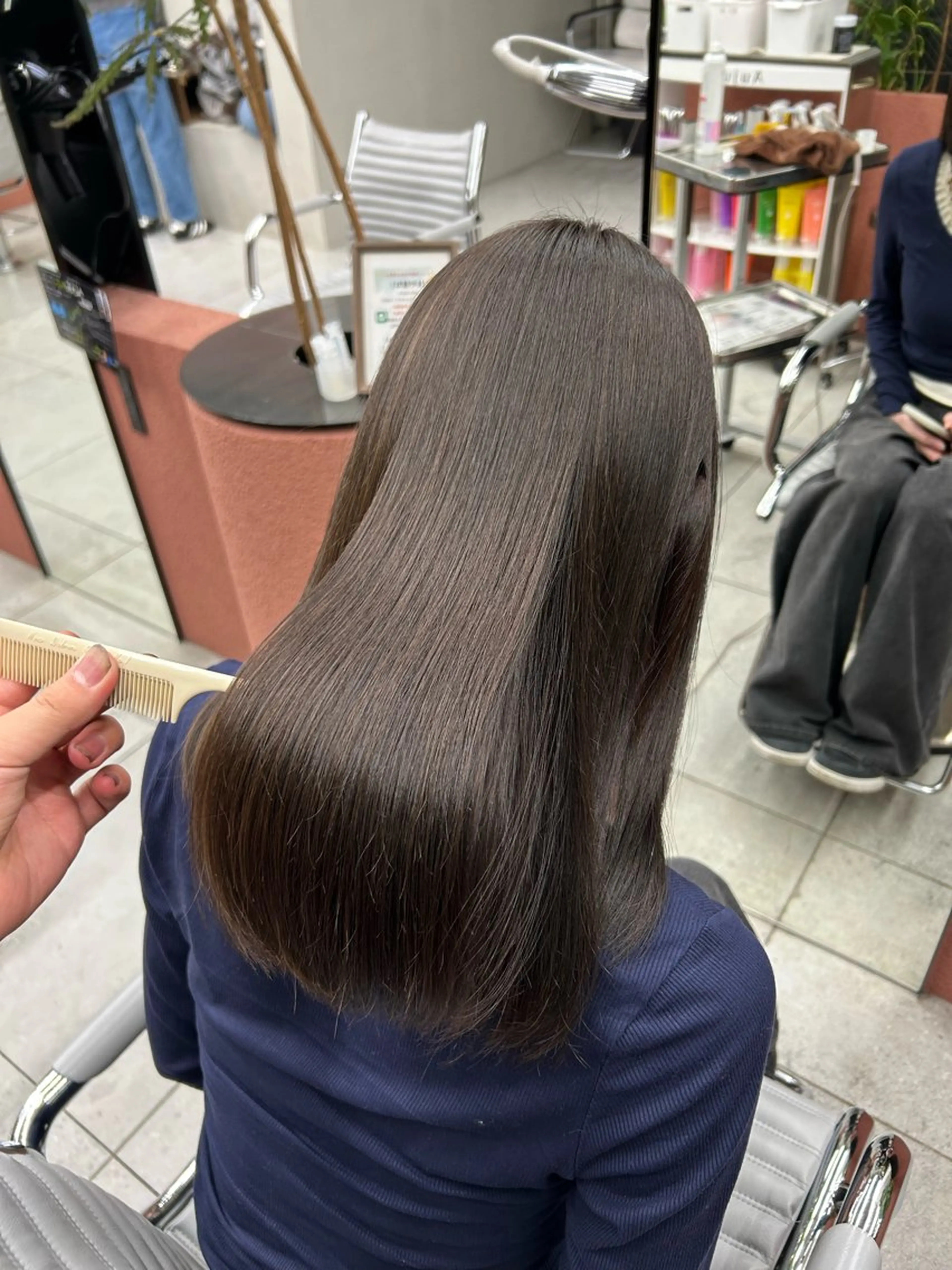 ミディアム カラー カット ヘアカラー BASSA鷺ノ宮 🔥⚡️OTUKAのヘアスタイル