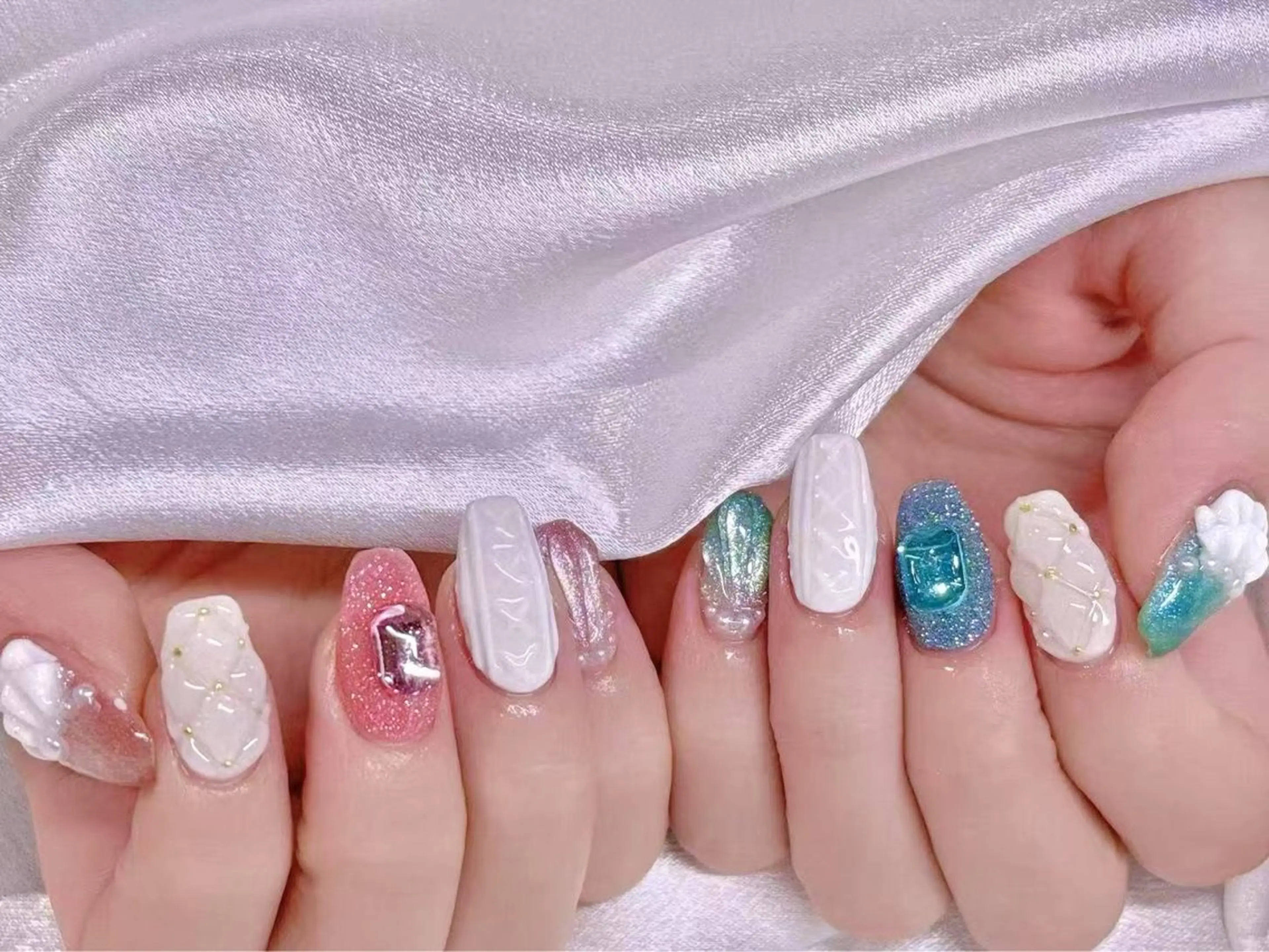 ネイル ハンドネイル エムズ エムズのマツエク・マツパデザイン