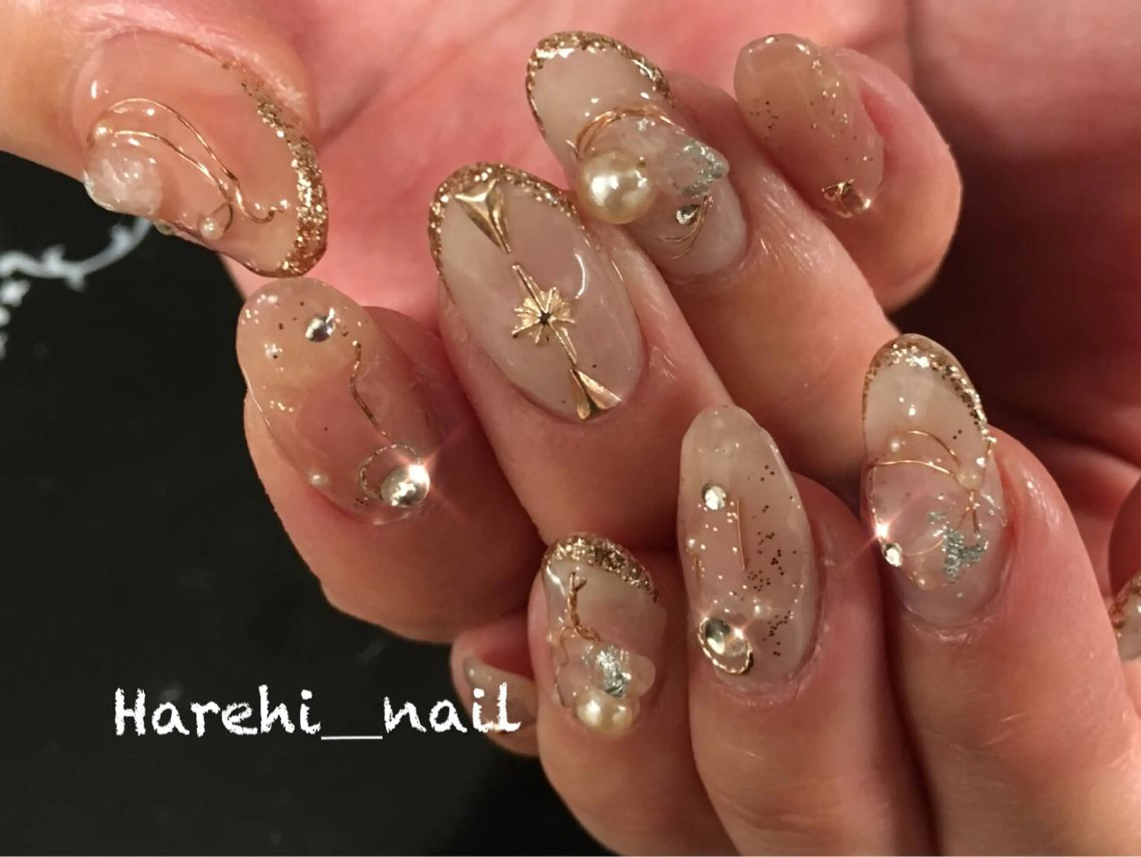 ネイル ハンドネイル Harehi_ nailのネイルデザイン