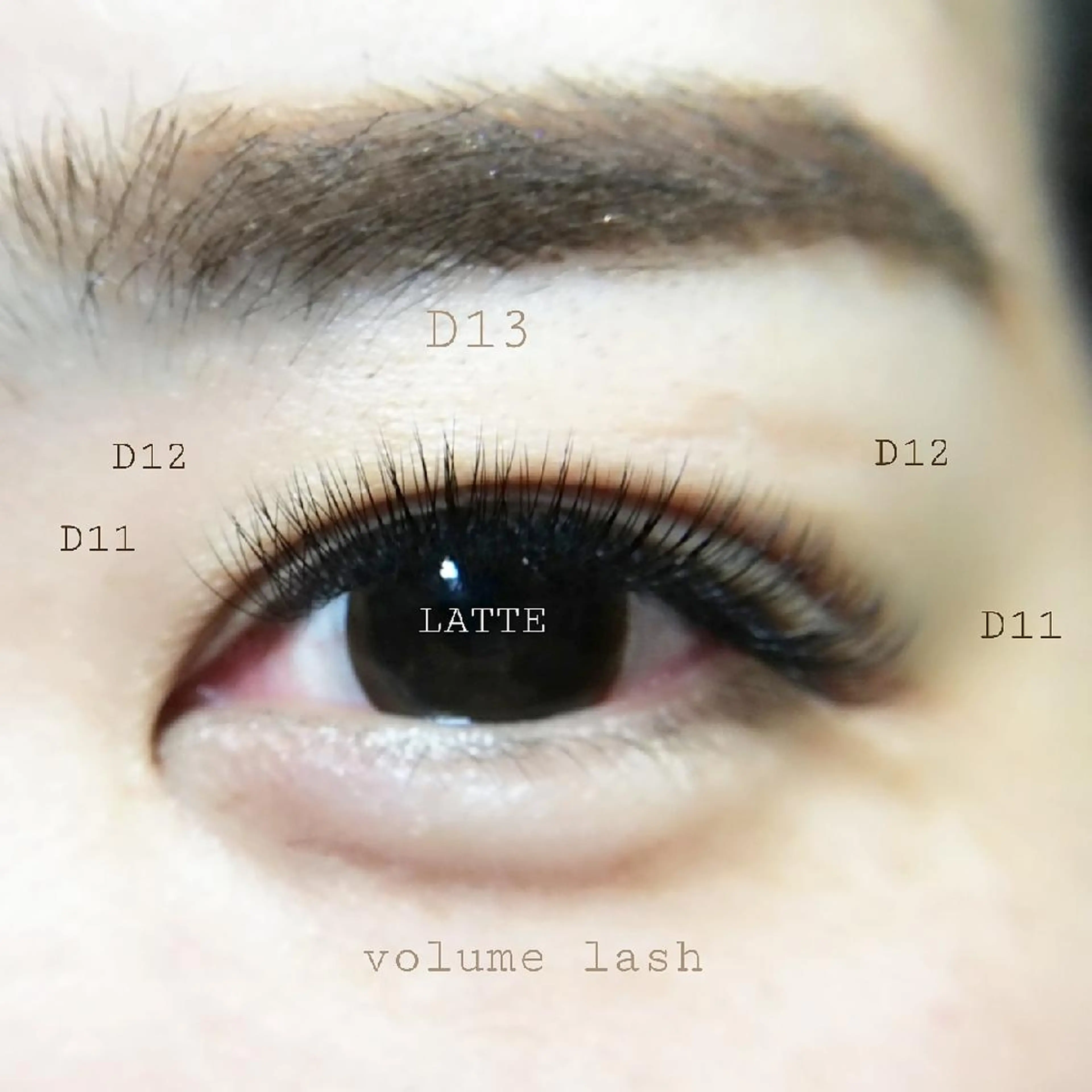 マツエク・マツパ LATTE eyelashのマツエク・マツパデザイン