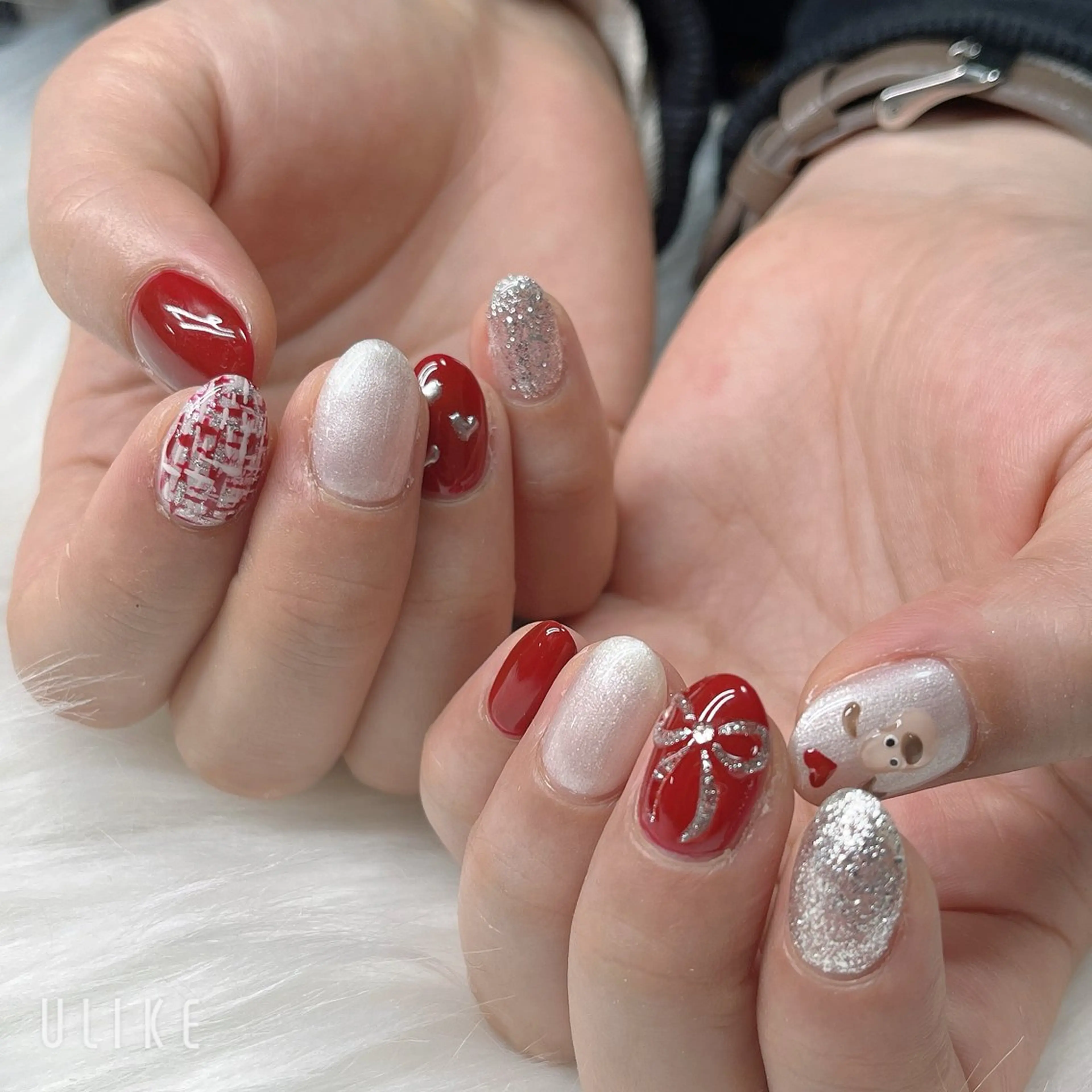 ネイル アートネイル キラキラネイル 韓国ネイル ラメ(グリッター) ロングネイル 🐕‍🦺Yappy 💗A-tanのネイルデザイン