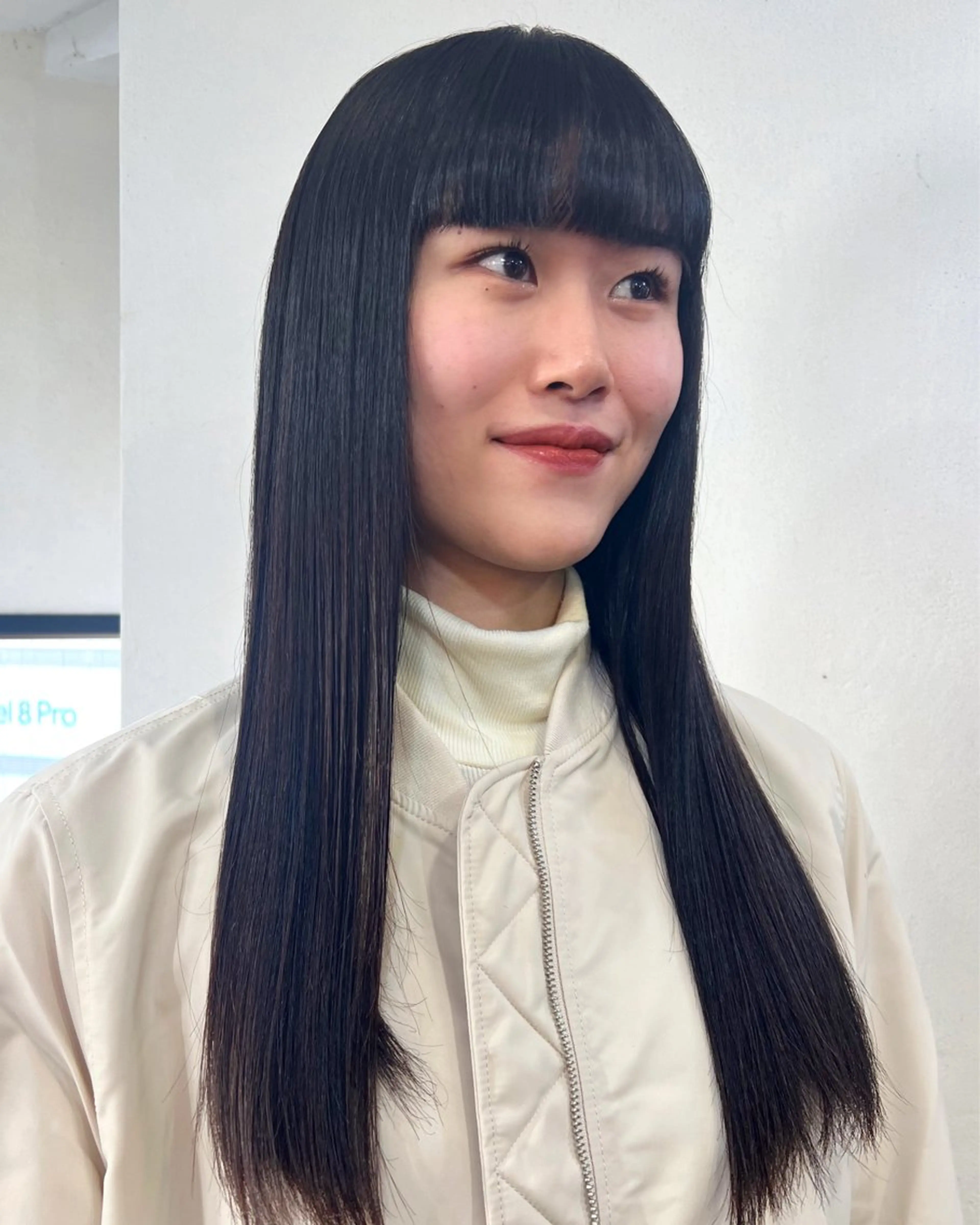 ロング ワイドバング 韓国ヘア 🎀華澄のヘアスタイル