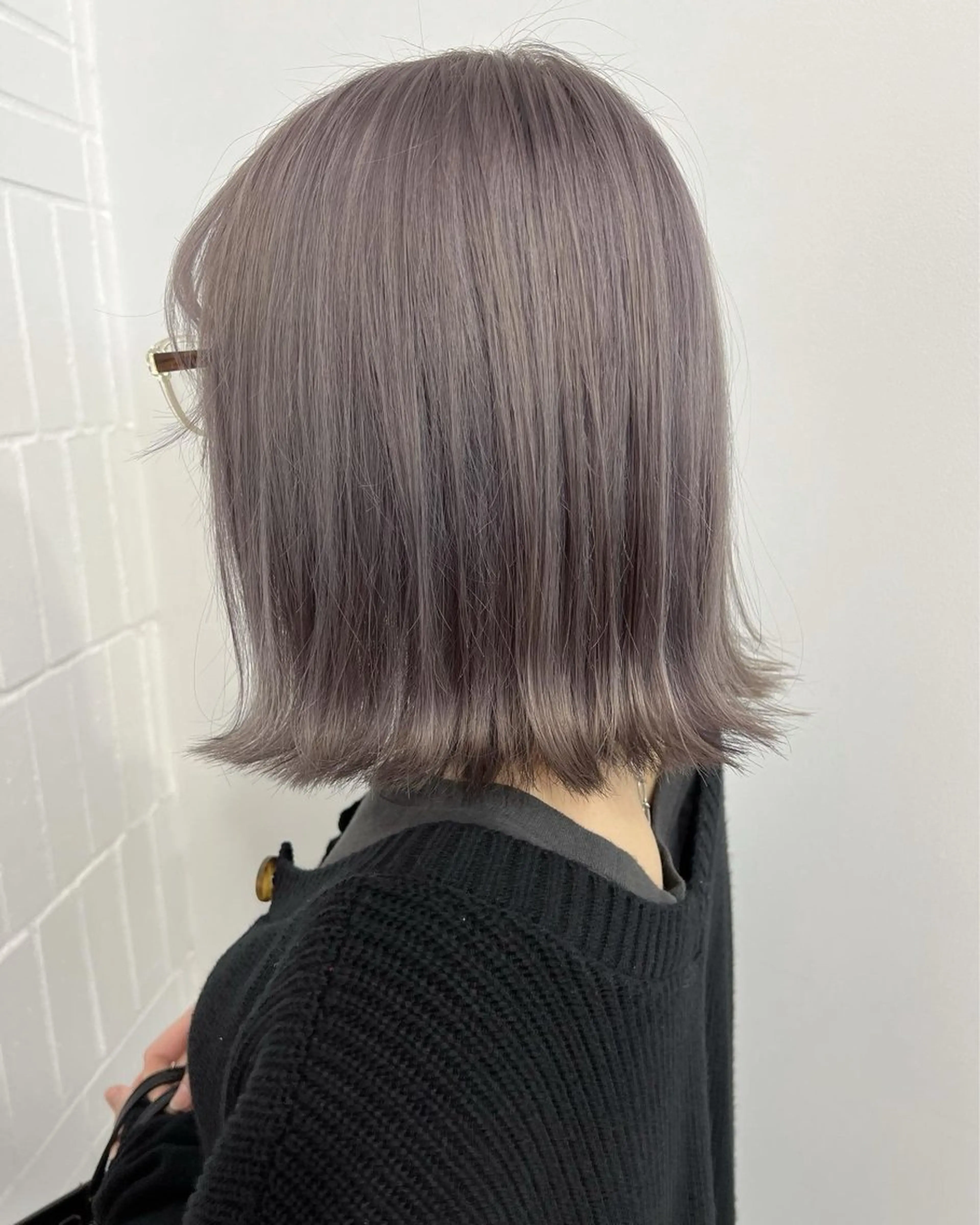 ミディアム ダブルカラー寒色系 ボリューム改善ハヤトのヘアスタイル