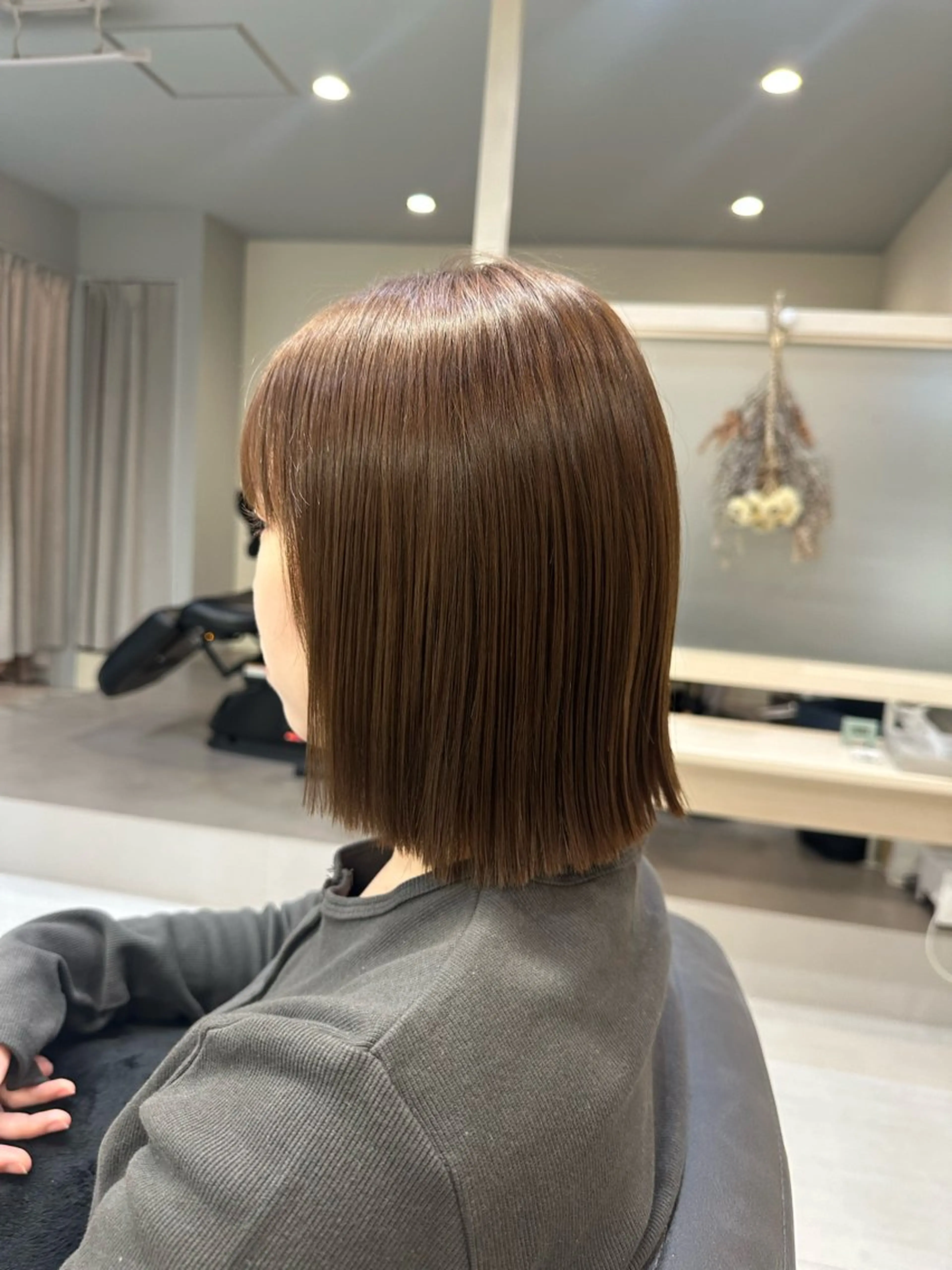 ミディアム jiji /北四番丁 押切瑠奈のヘアスタイル