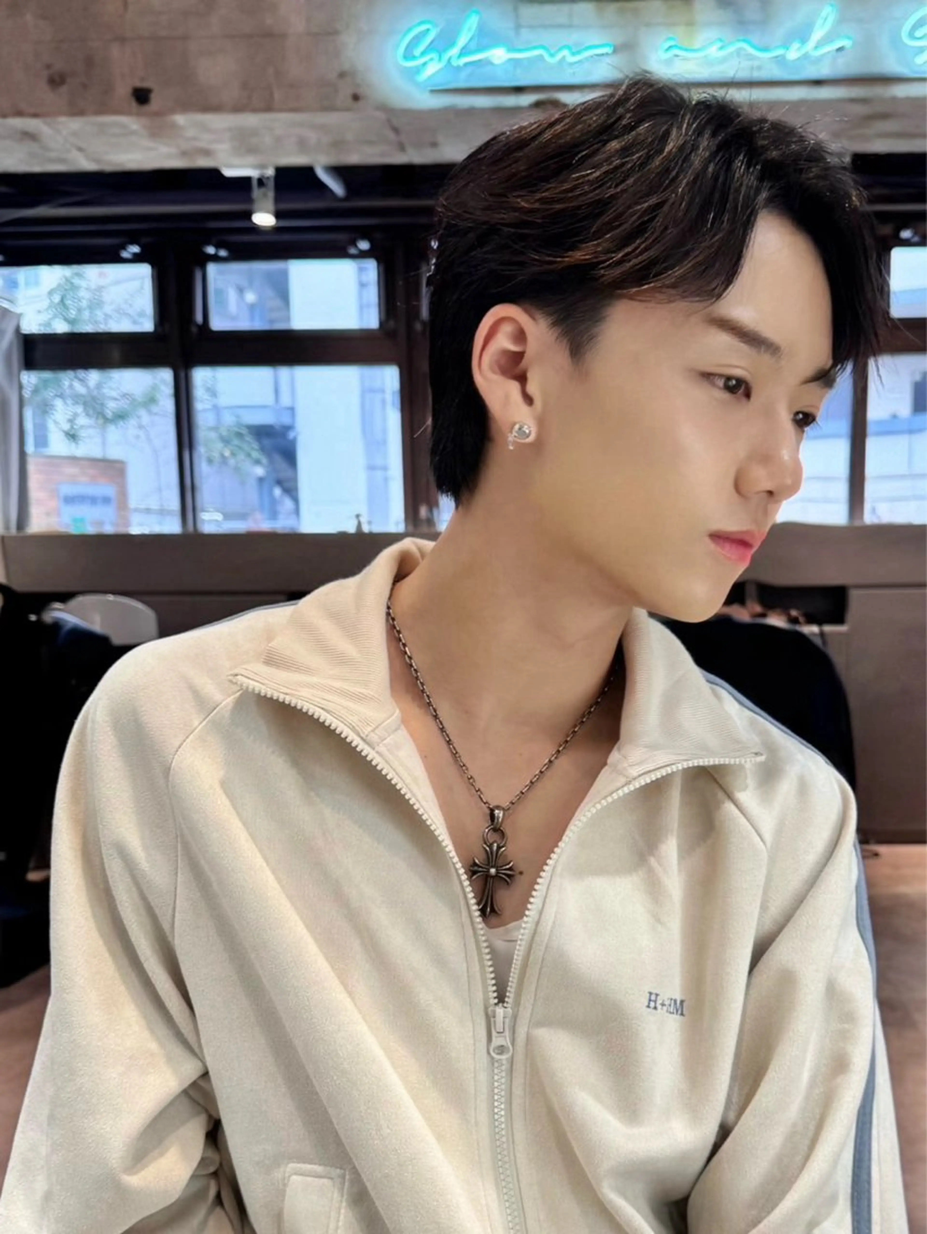 メンズ 大宮🩵韓国ヘア 毛流れ🫧☁️まいのヘアスタイル