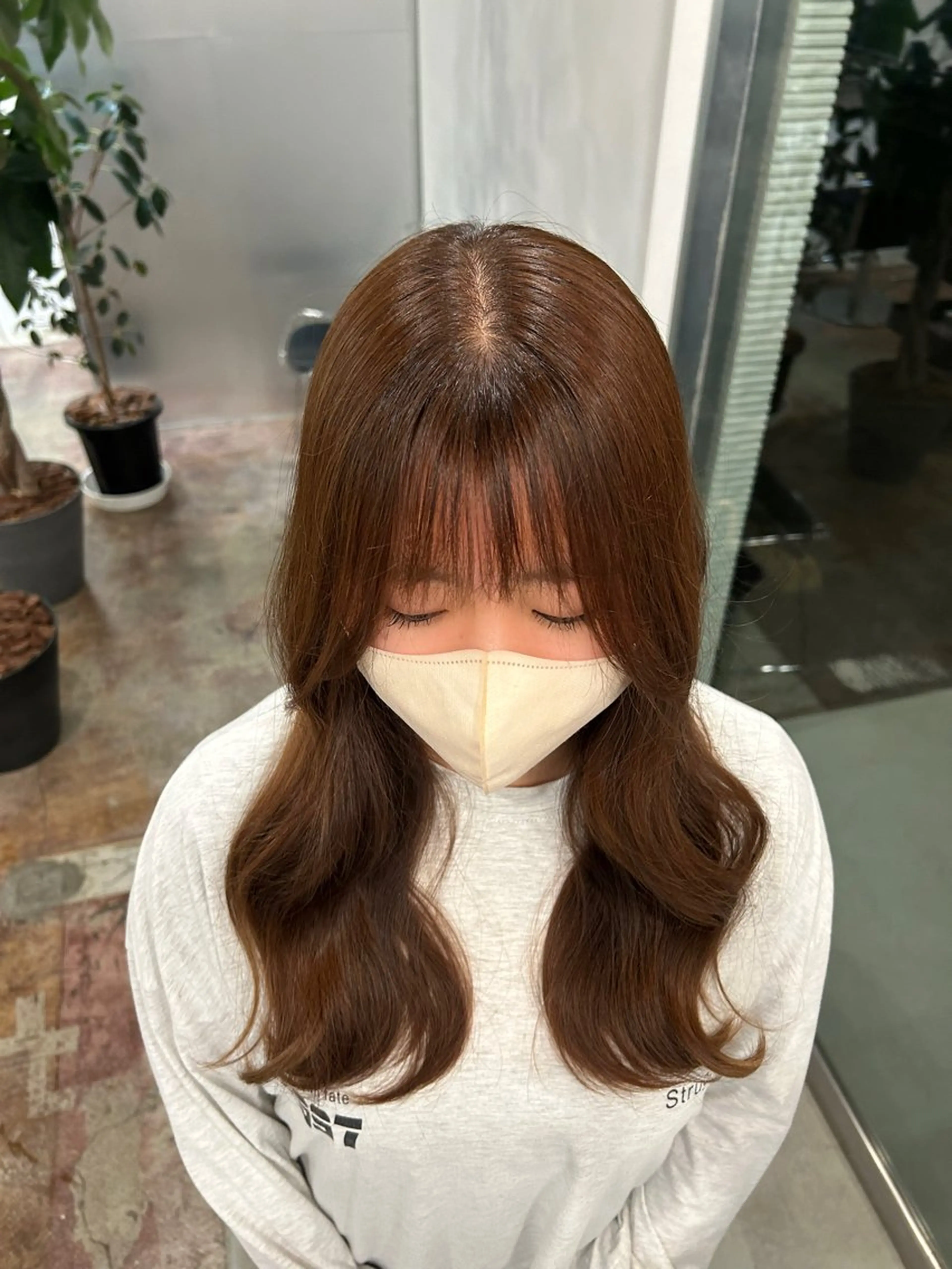カラー 大澤 菜奈子のヘアスタイル
