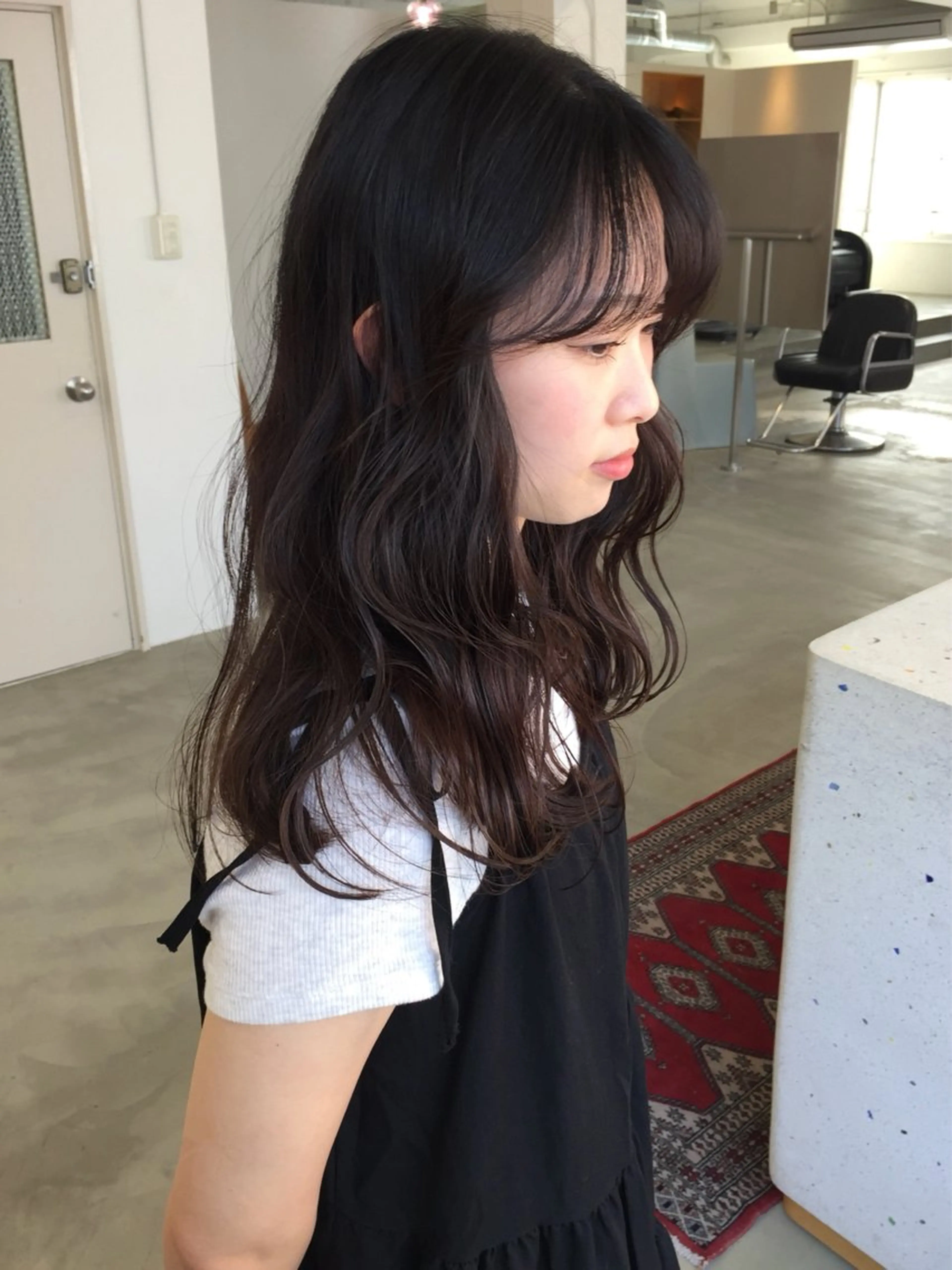 セミロング 松林 芽依のヘアスタイル