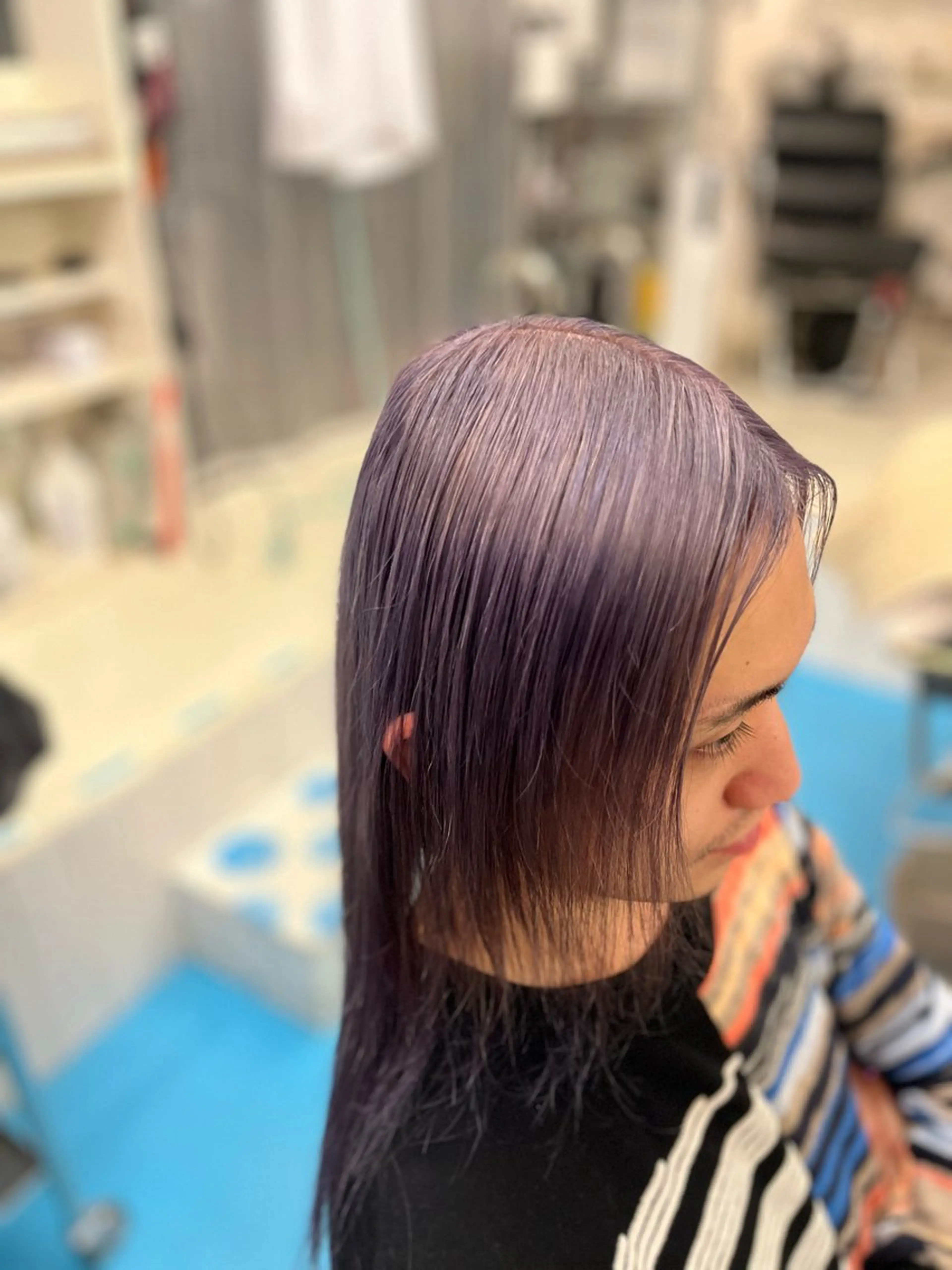 セミロング カラー YOKO こりんのヘアスタイル