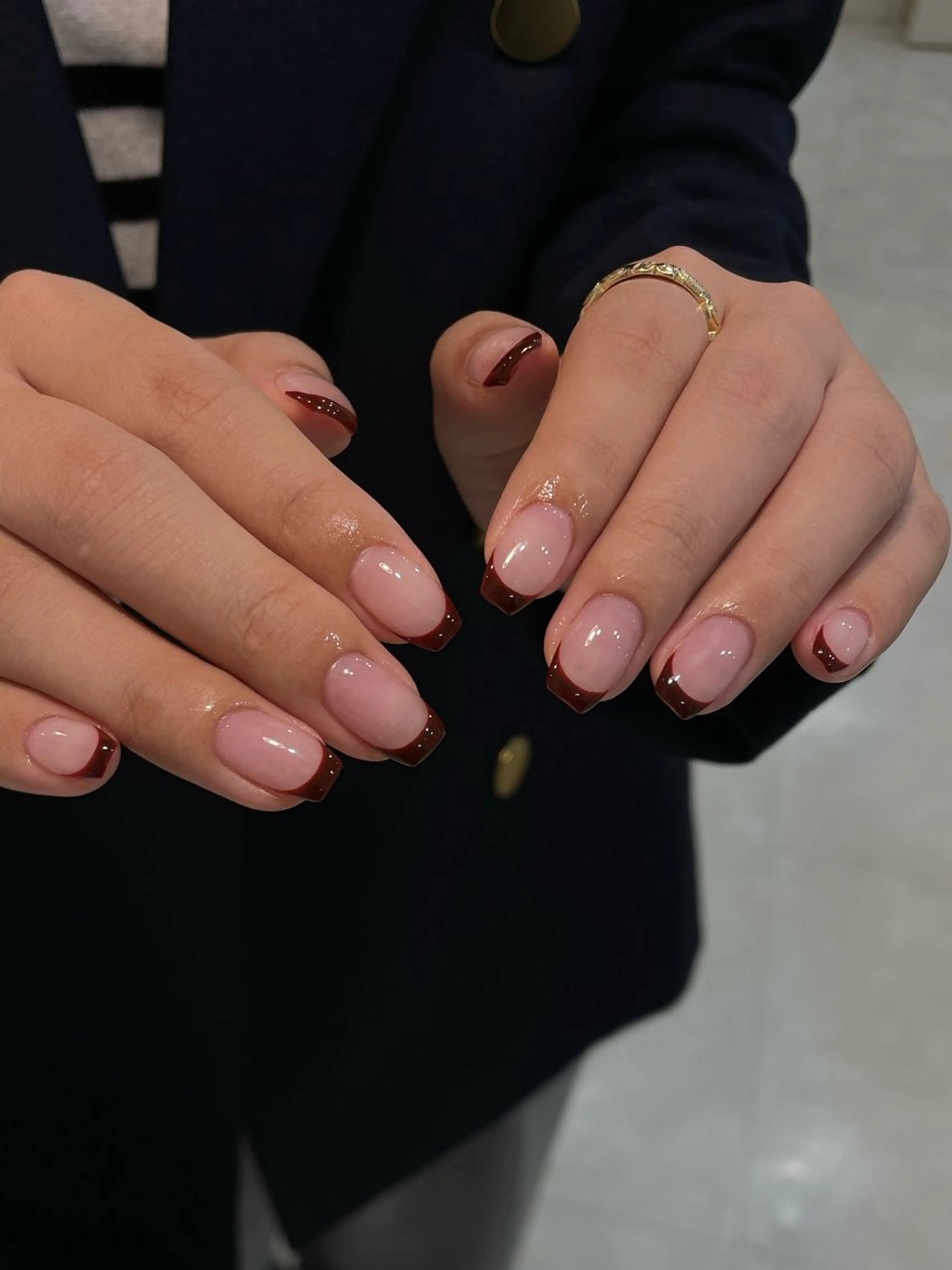 ネイル フレンチネイル ハンドネイル C. mireiのネイルデザイン