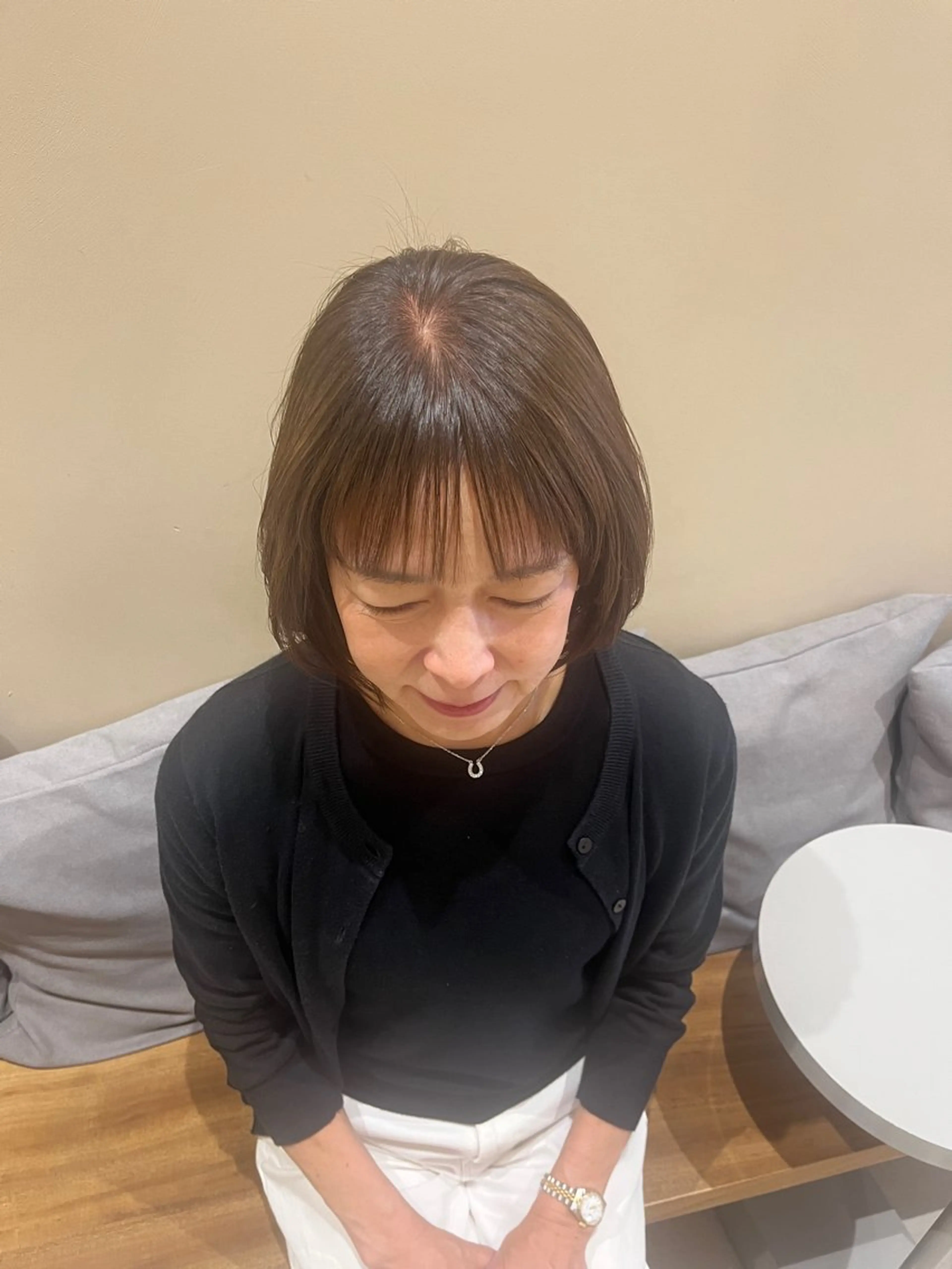 リタッチ白髪染め | ※根元が1-3cm伸びている方限定メニュー(マニキュア不可)の写真