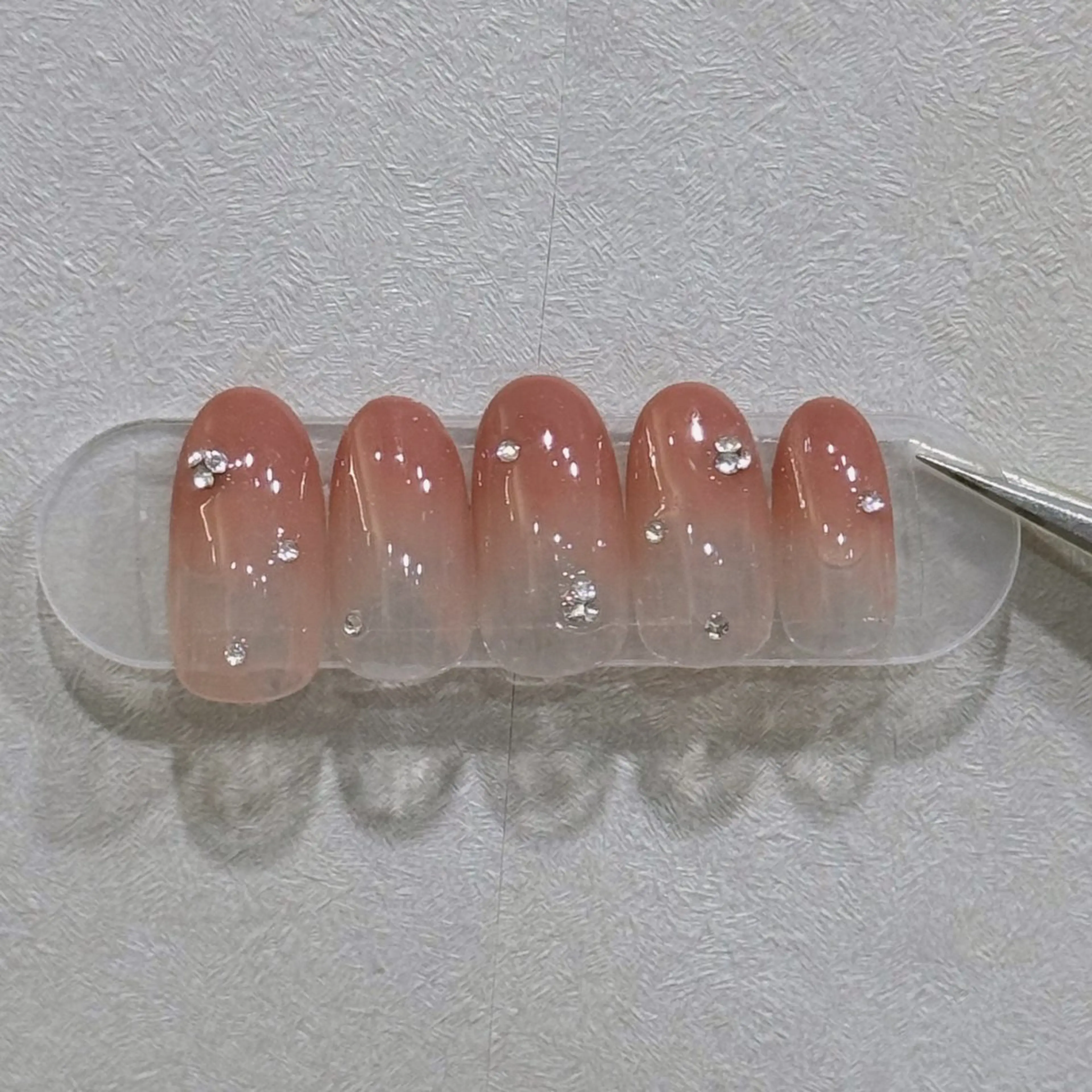 ネイル グラデーション オフィスネイル シンプルネイル ハンドネイル 韓国ネイル/ワンホン ネイル🎀表参道3分のネイルデザイン