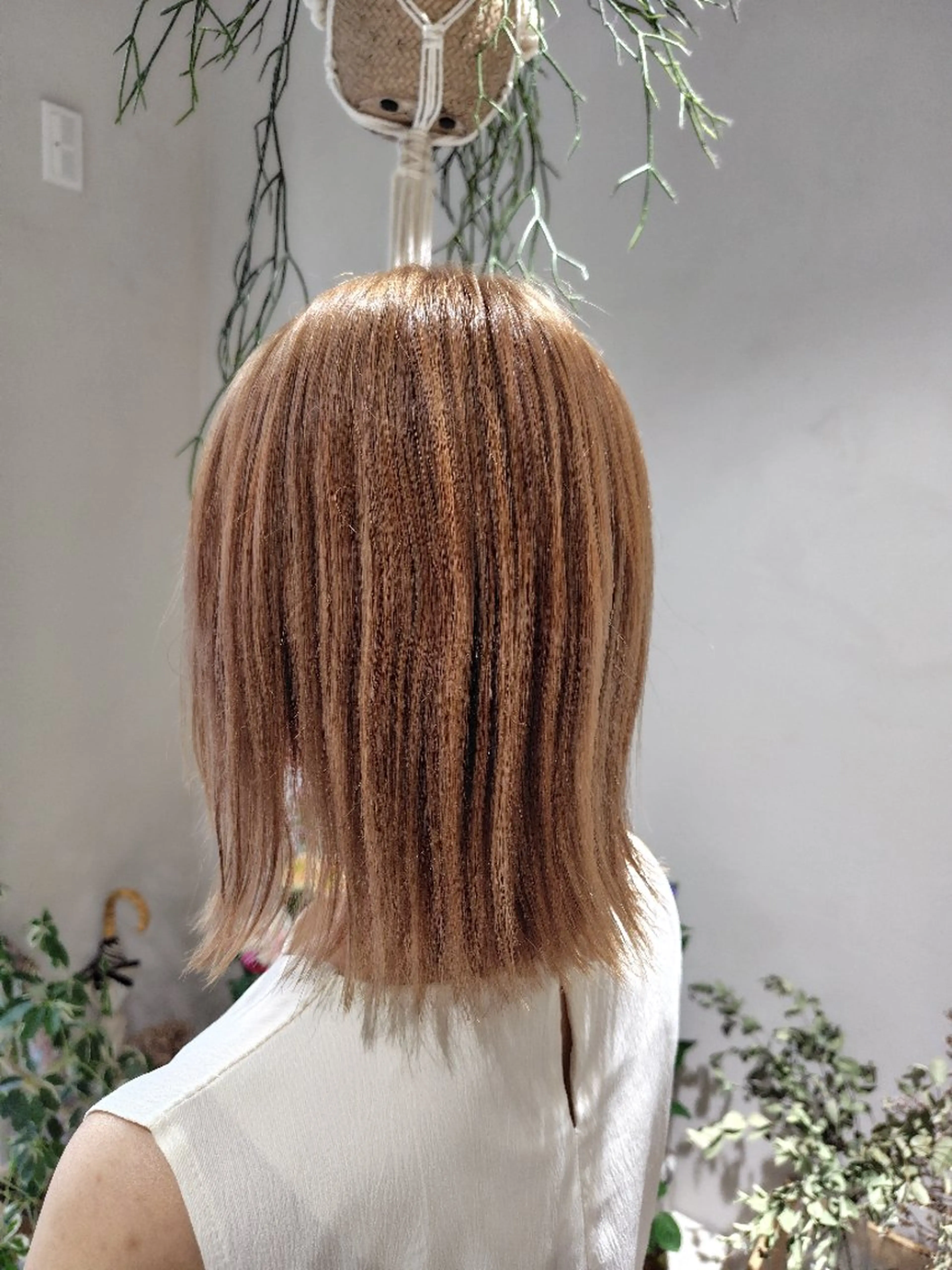 カラー ミディアム ベージュカラー ブリーチ ヘアカラー トリートメント 🌸花屋併設🌸石垣 友基のヘアスタイル