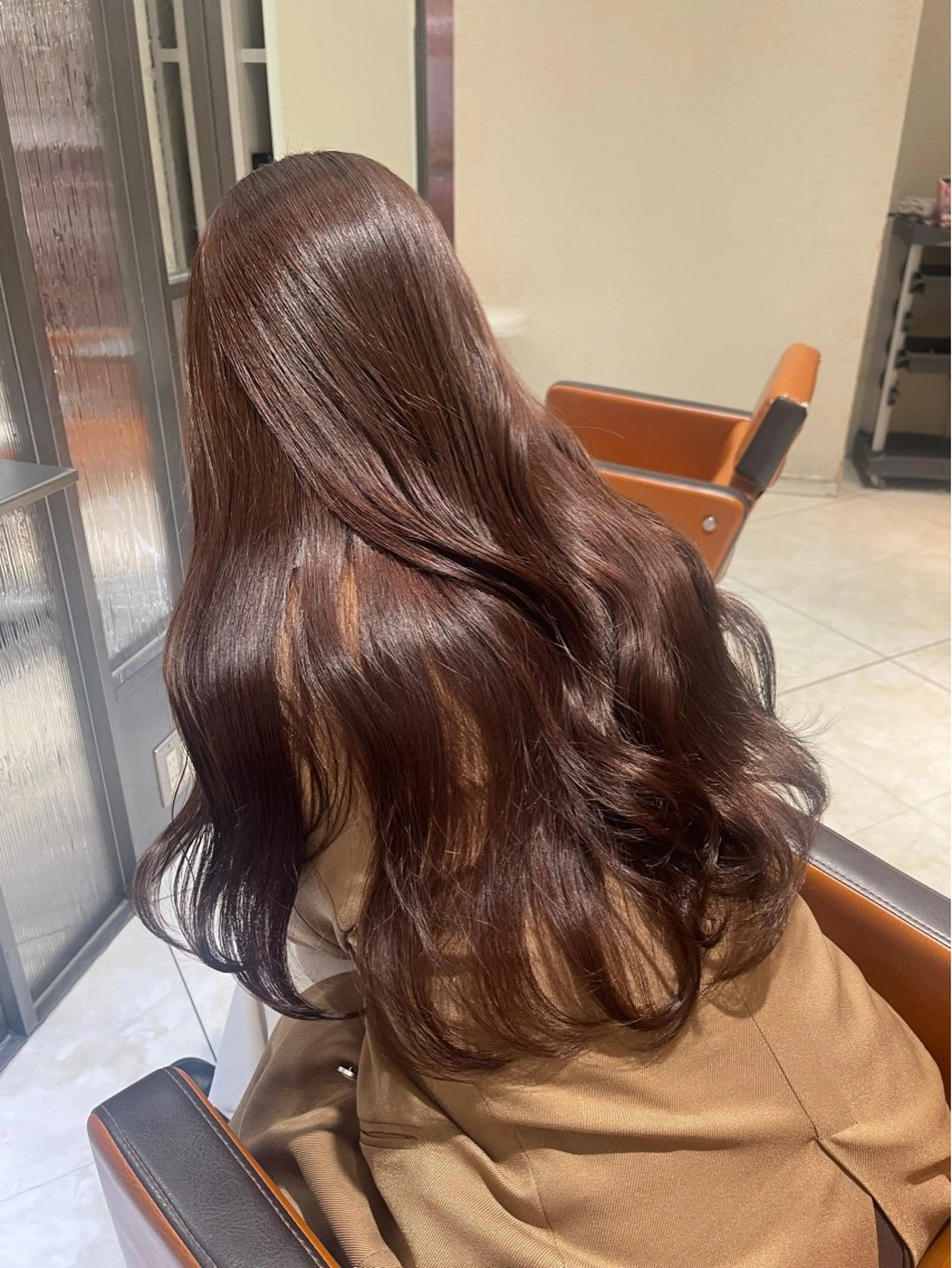 ロング カラー ヘアカラー 前田 彩良のヘアスタイル