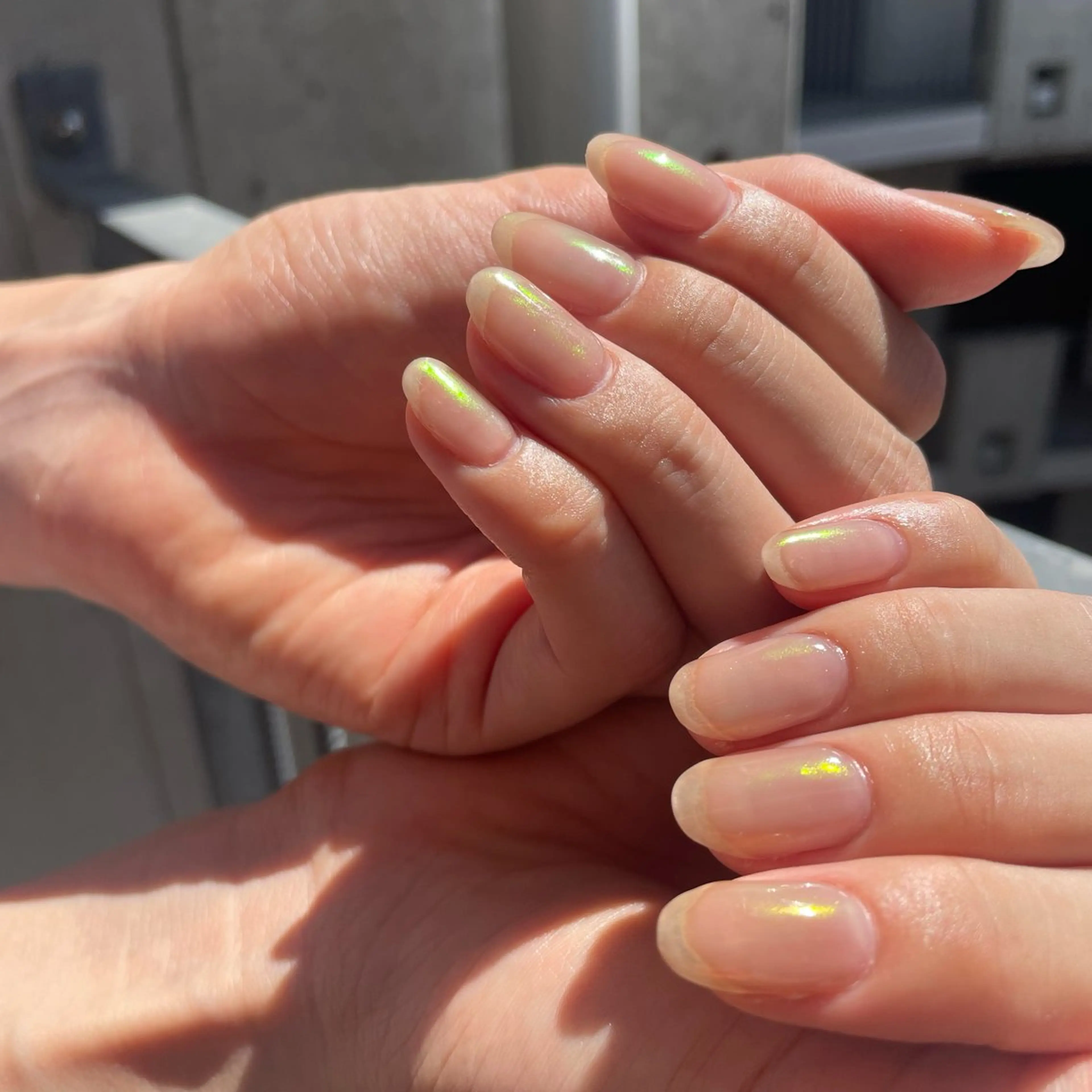 ネイル オーロラネイル ハンドネイル H'ami (haruka)のネイルデザイン