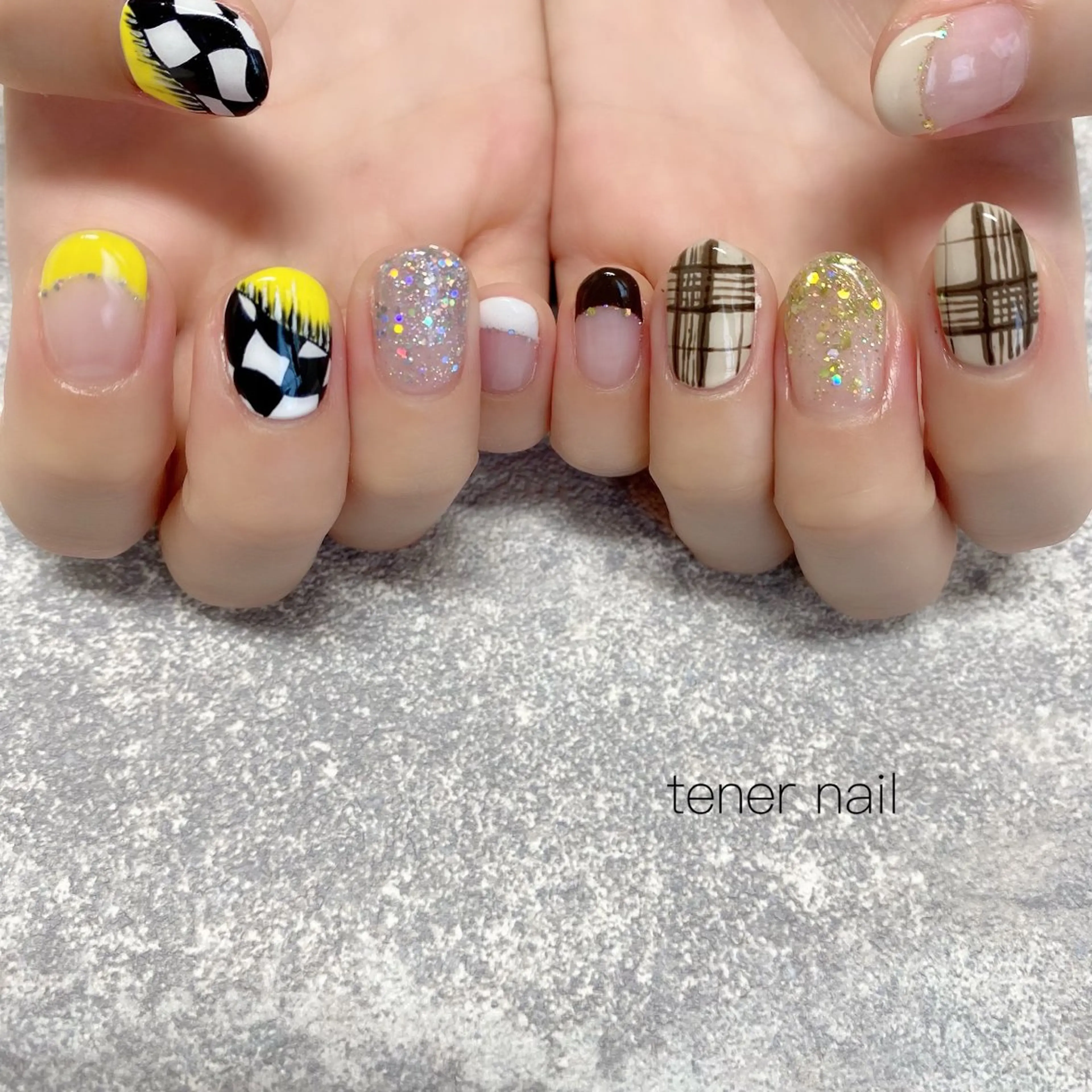 ネイル アイブロウ テネルネイル tener nailのネイルデザイン