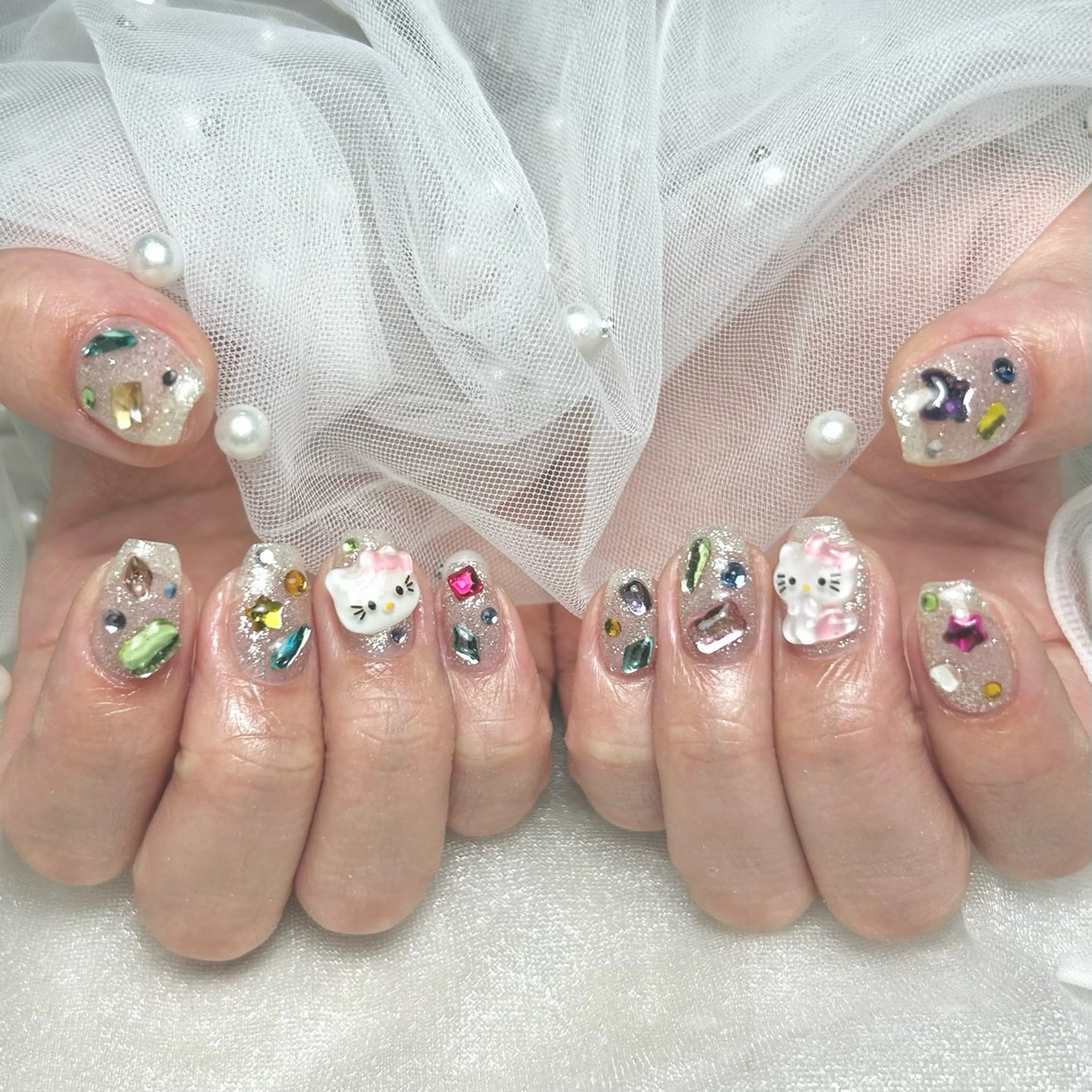 ネイル キラキラネイル ハンドネイル La suzuran 上前津店 森本のネイルデザイン