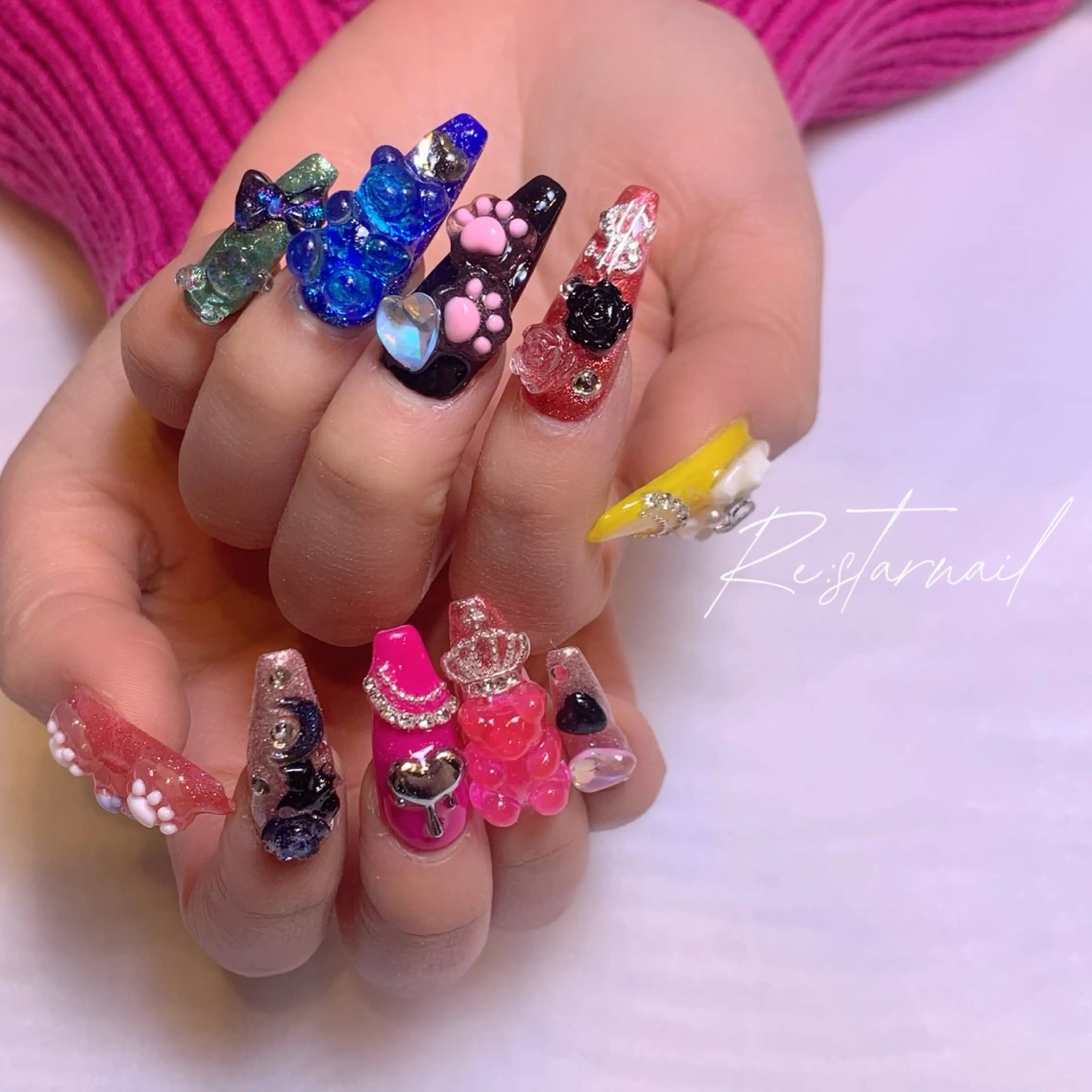 ネイル ハンドネイル Re:star nail薬院/今泉のネイルデザイン
